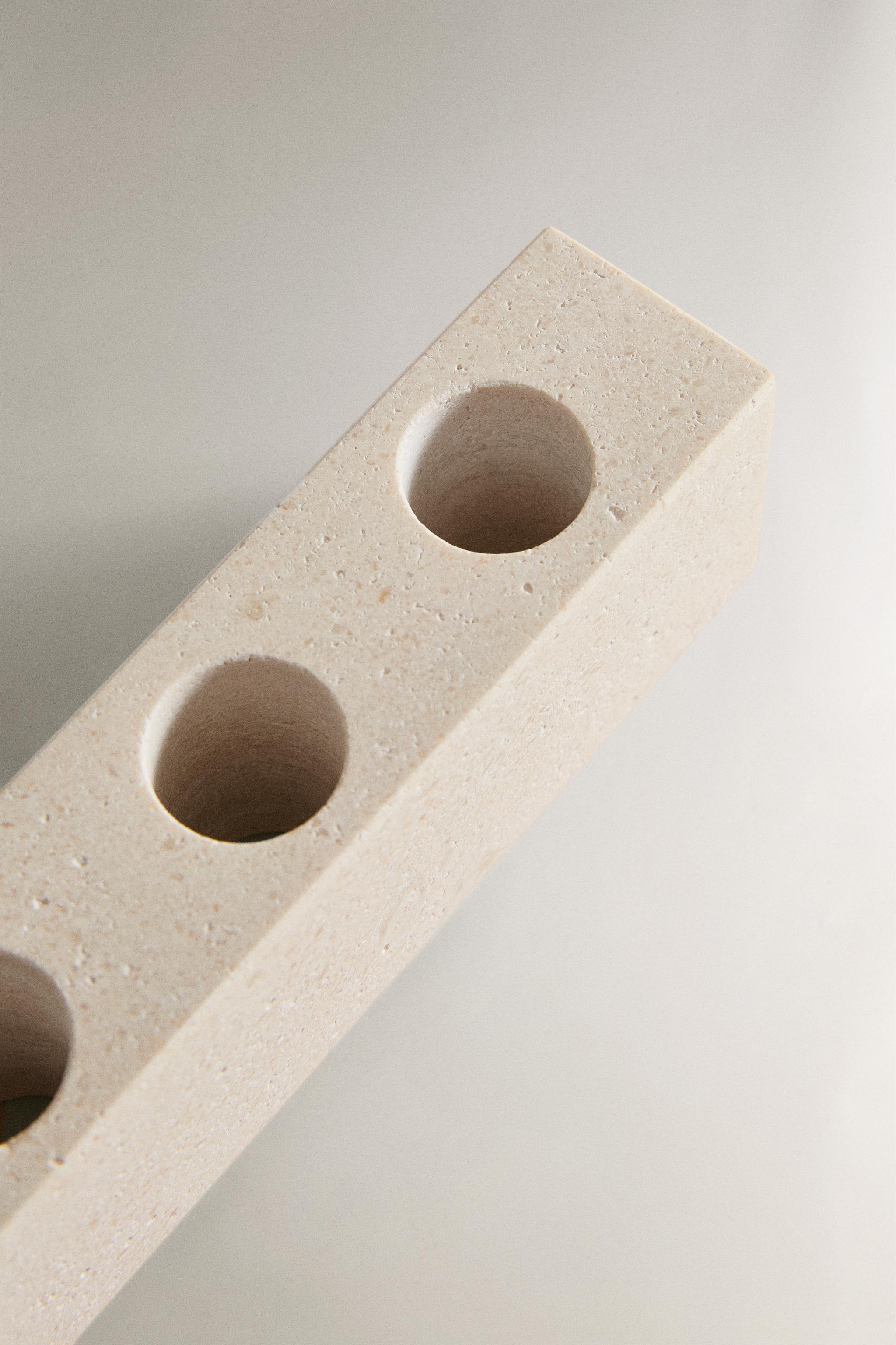 WHITE MARBLE TOOTHBRUSH HOLDER