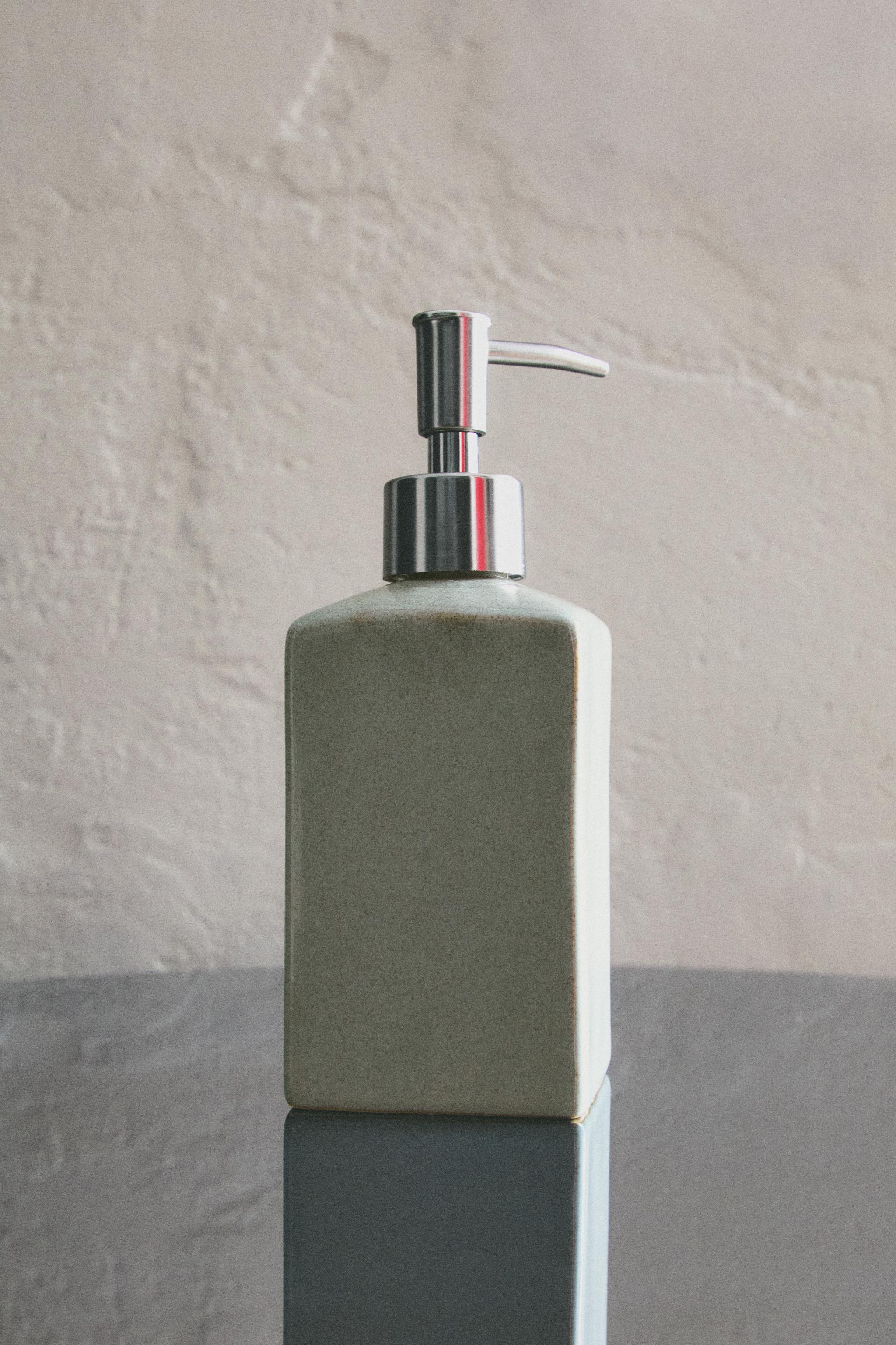 GREENISH SOAP DISPENSER