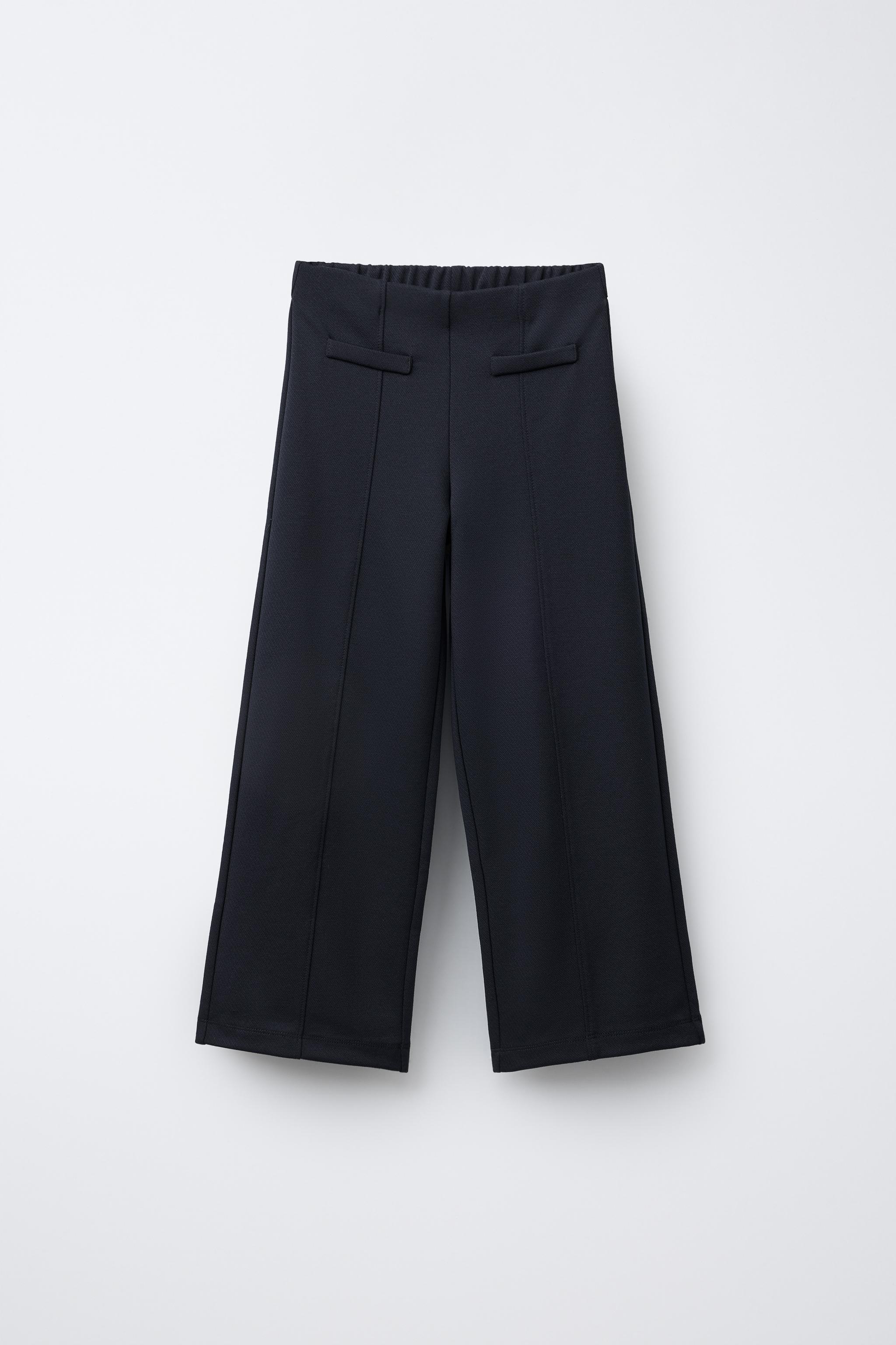 WIDE LEG SEAM PANTS