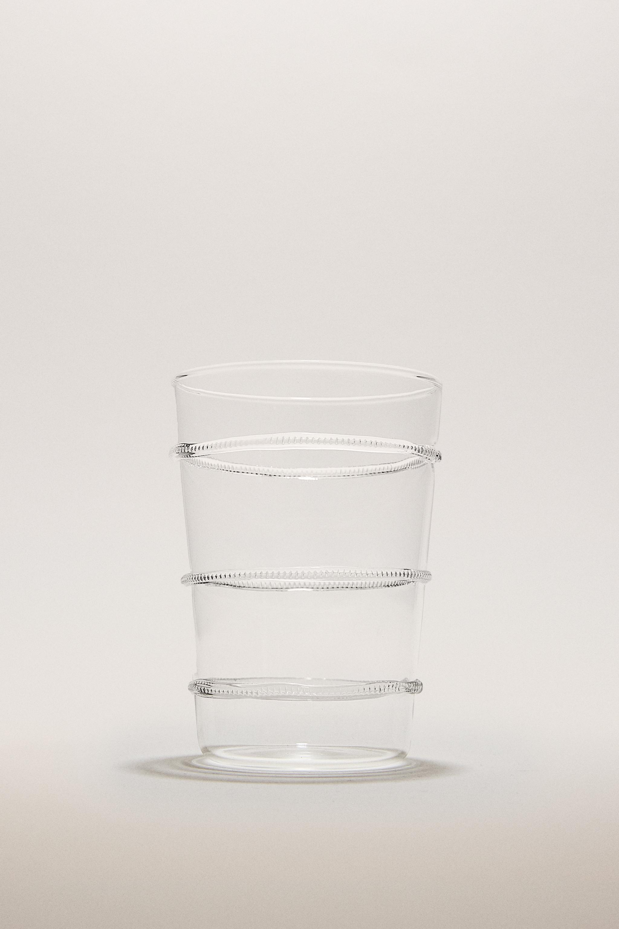 BOROSILICATE TUMBLER WITH LINES