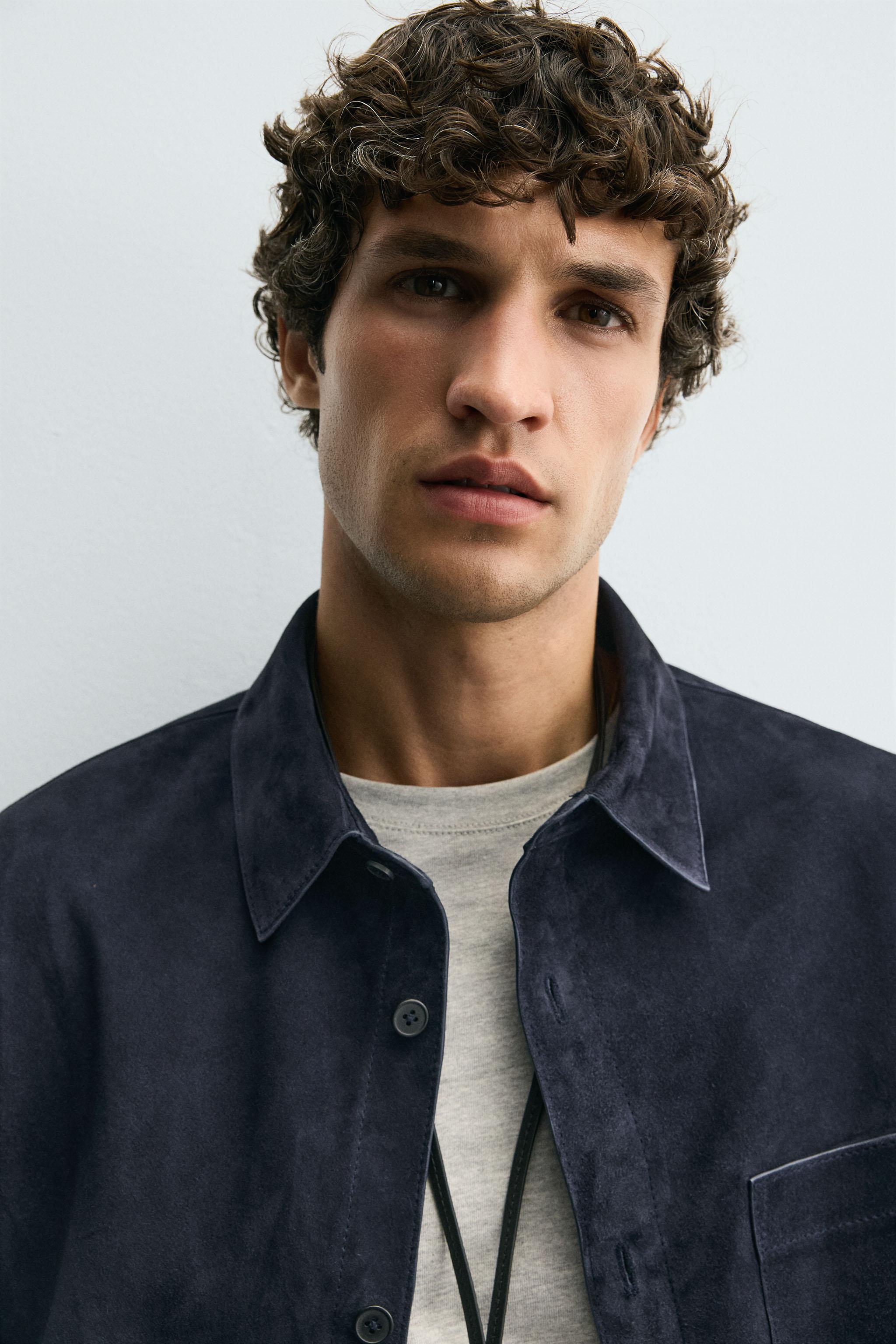 SUEDE LEATHER OVERSHIRT