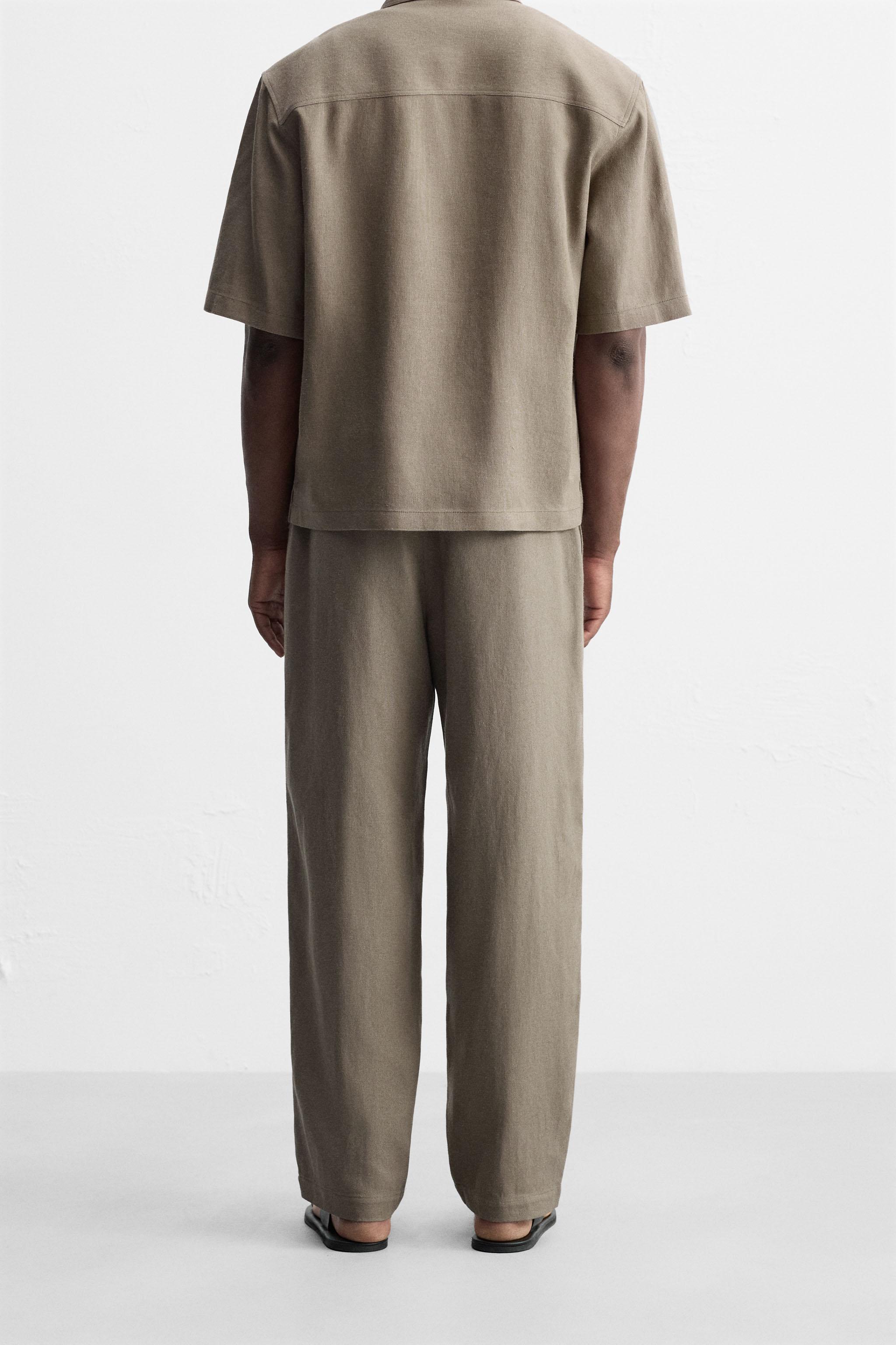 VISCOSE - JUTE PANTS