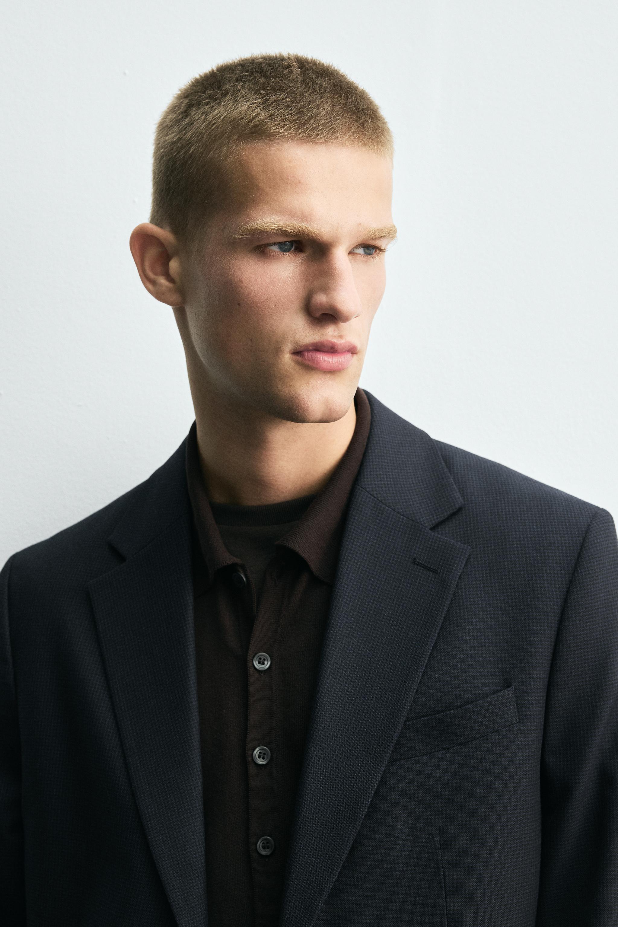 HOUNDSTOOTH SUIT BLAZER