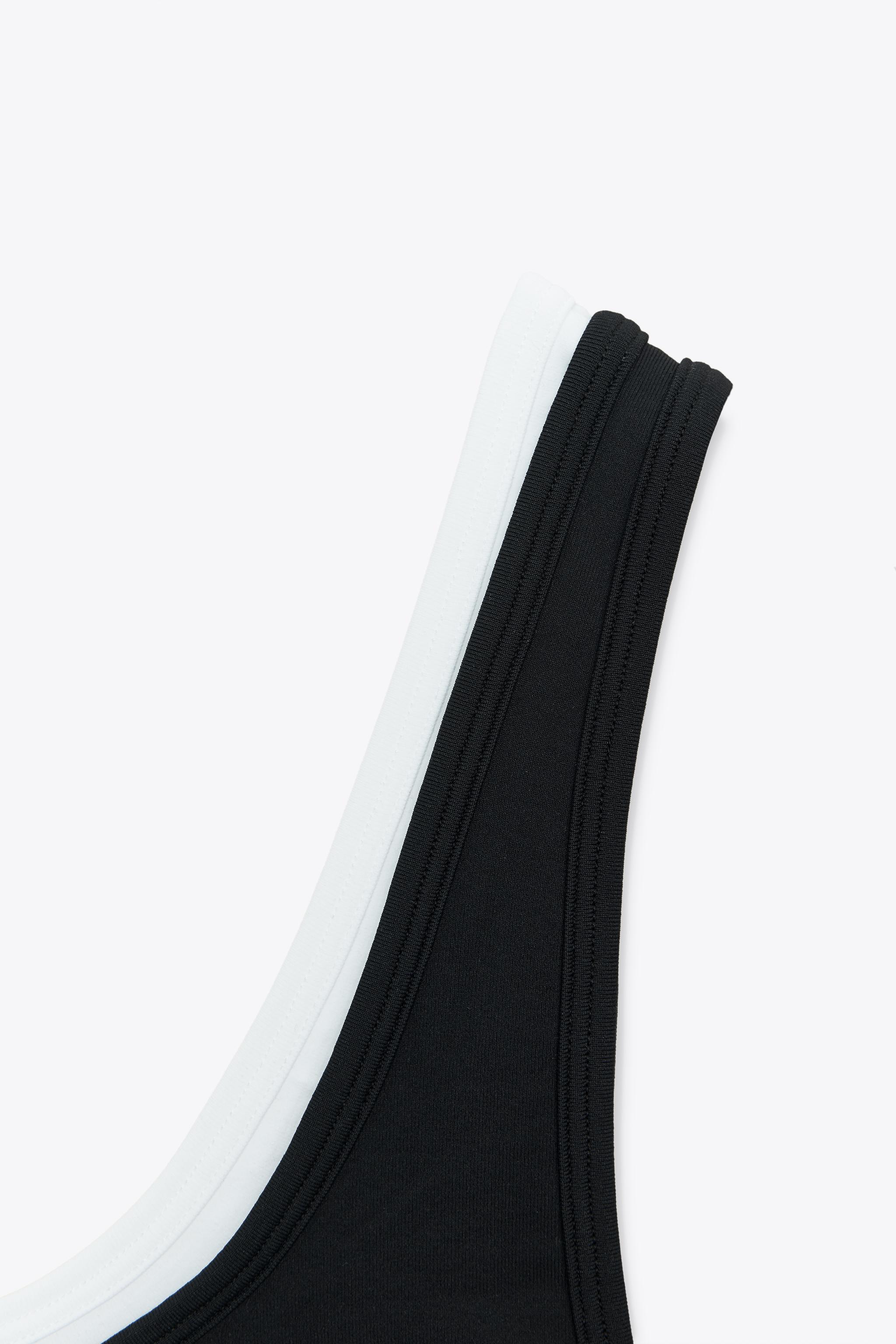 DOUBLE EFFECT SPORTS CROP TOP