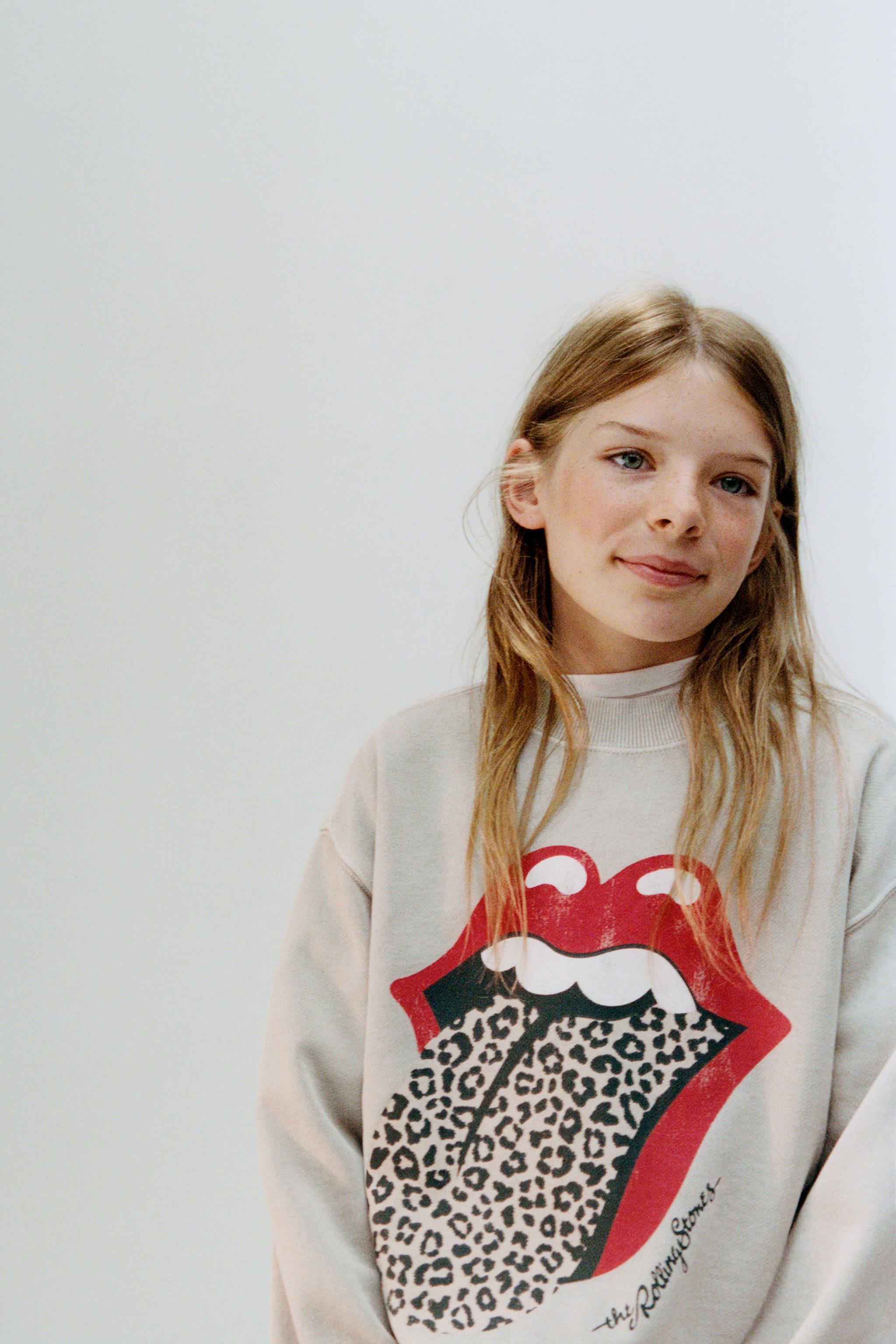 ROLLING STONES © PRINTED SWEATSHIRT