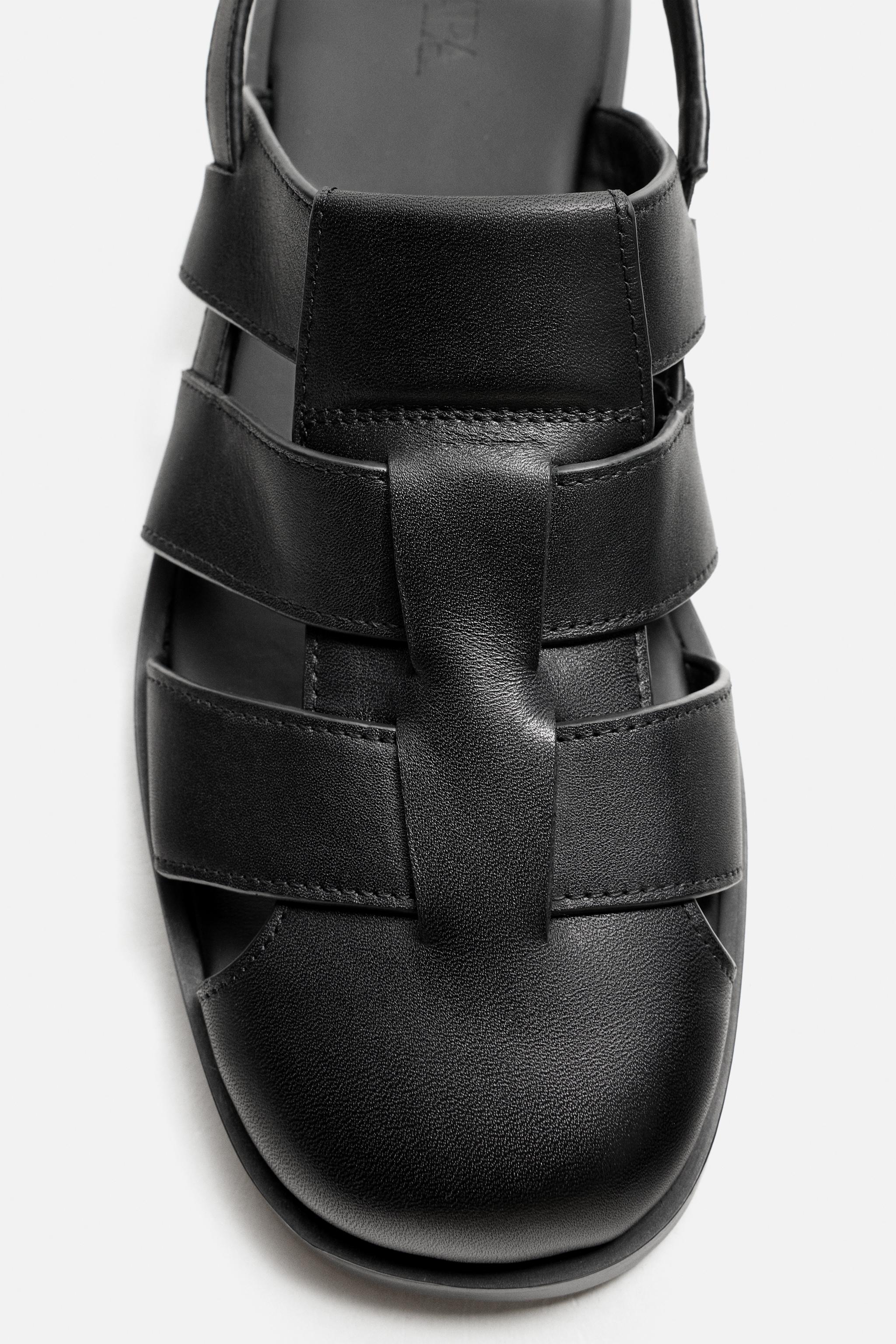 LEATHER FISHERMAN SANDALS