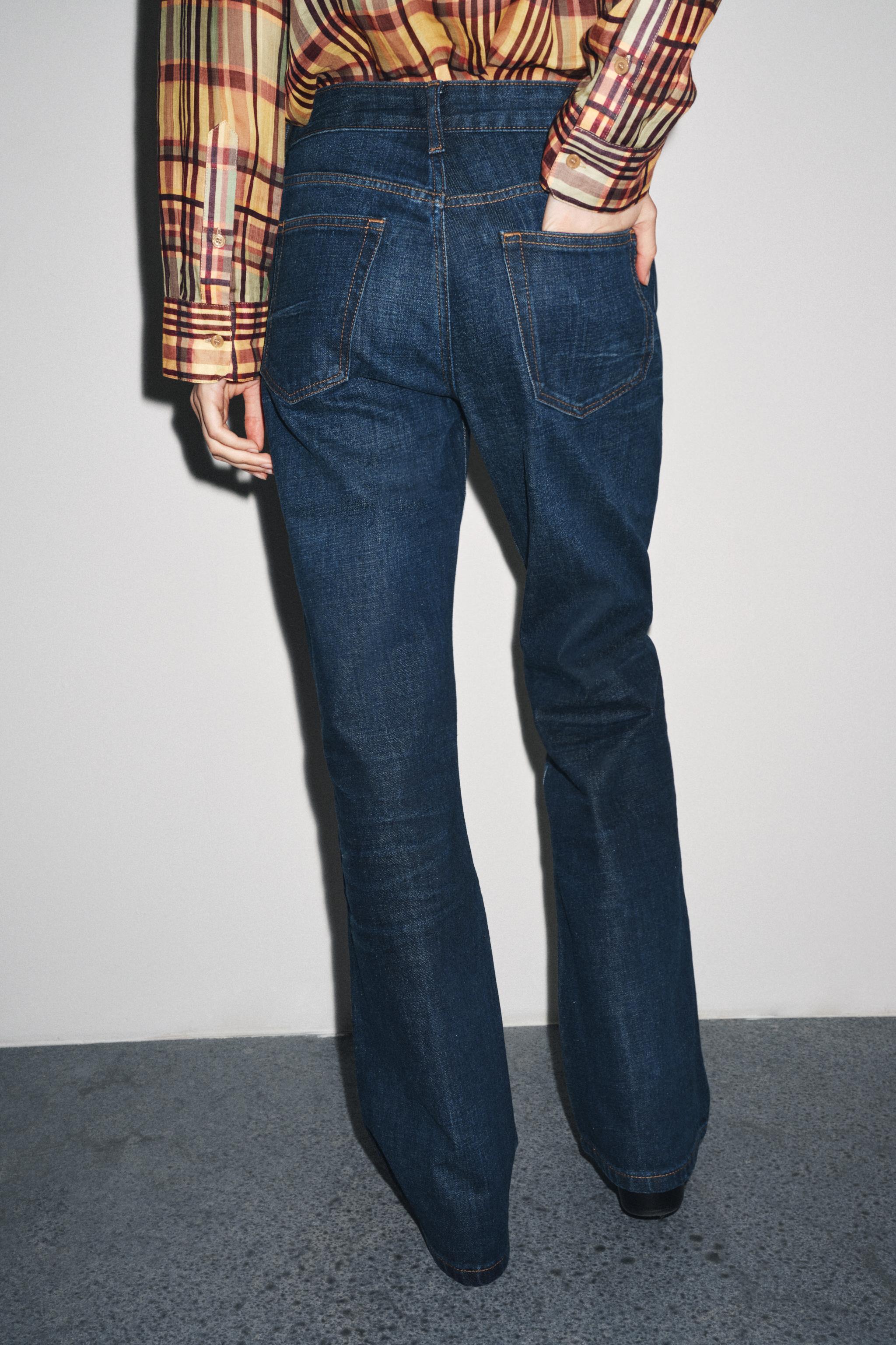ZW COLLECTION LOW-RISE BOOTCUT JEANS