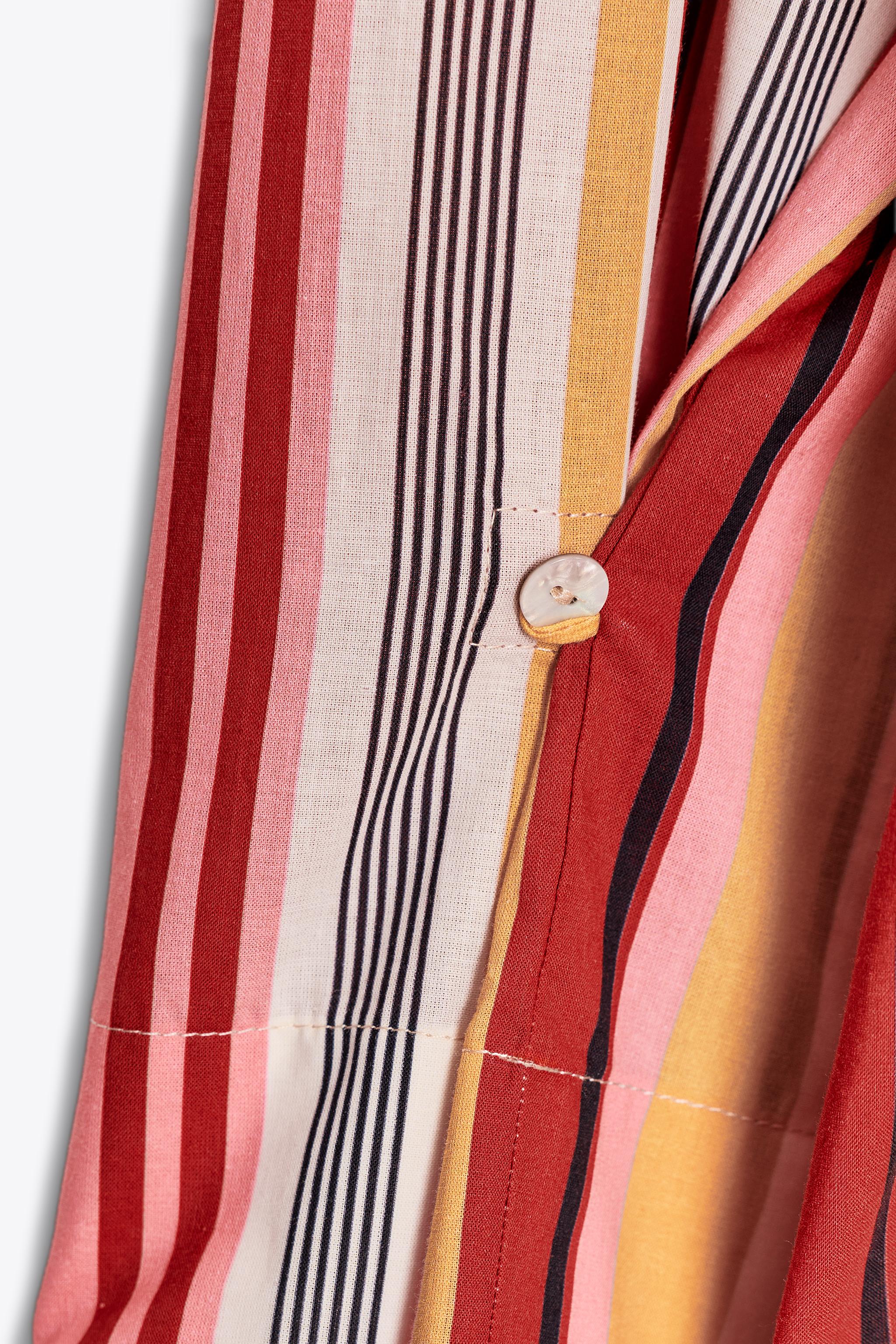 ZW COLLECTION STRIPED SHIRT DRESS