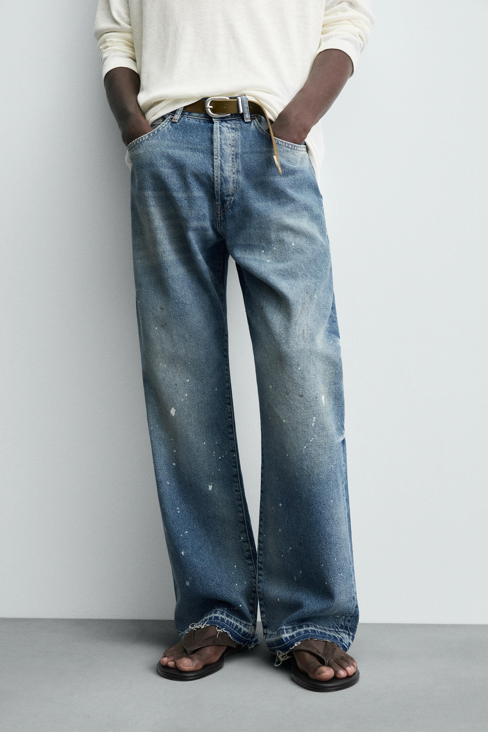 SPLATTER LOOSE FIT JEANS