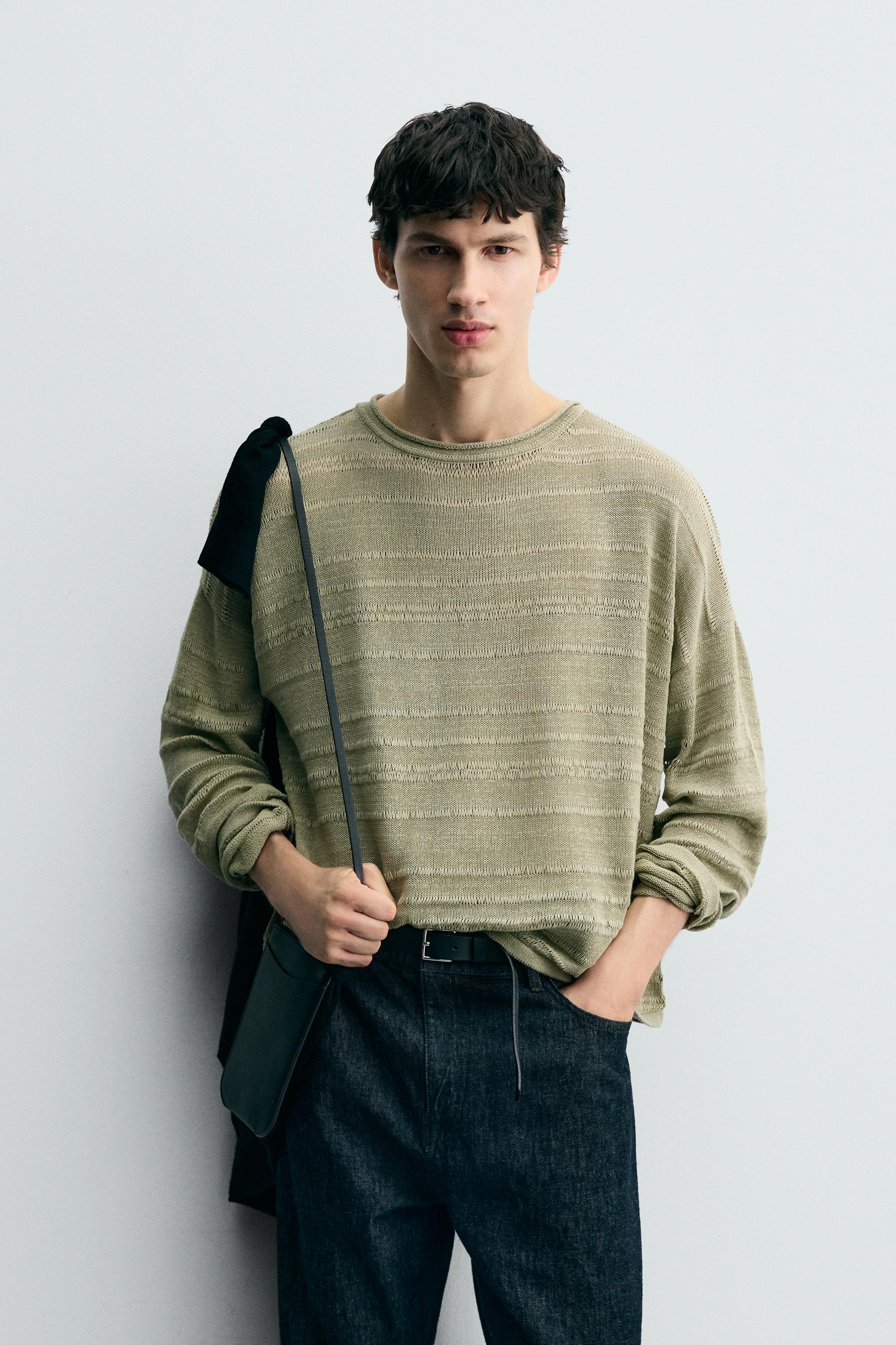 STRIPED JACQUARD SWEATER