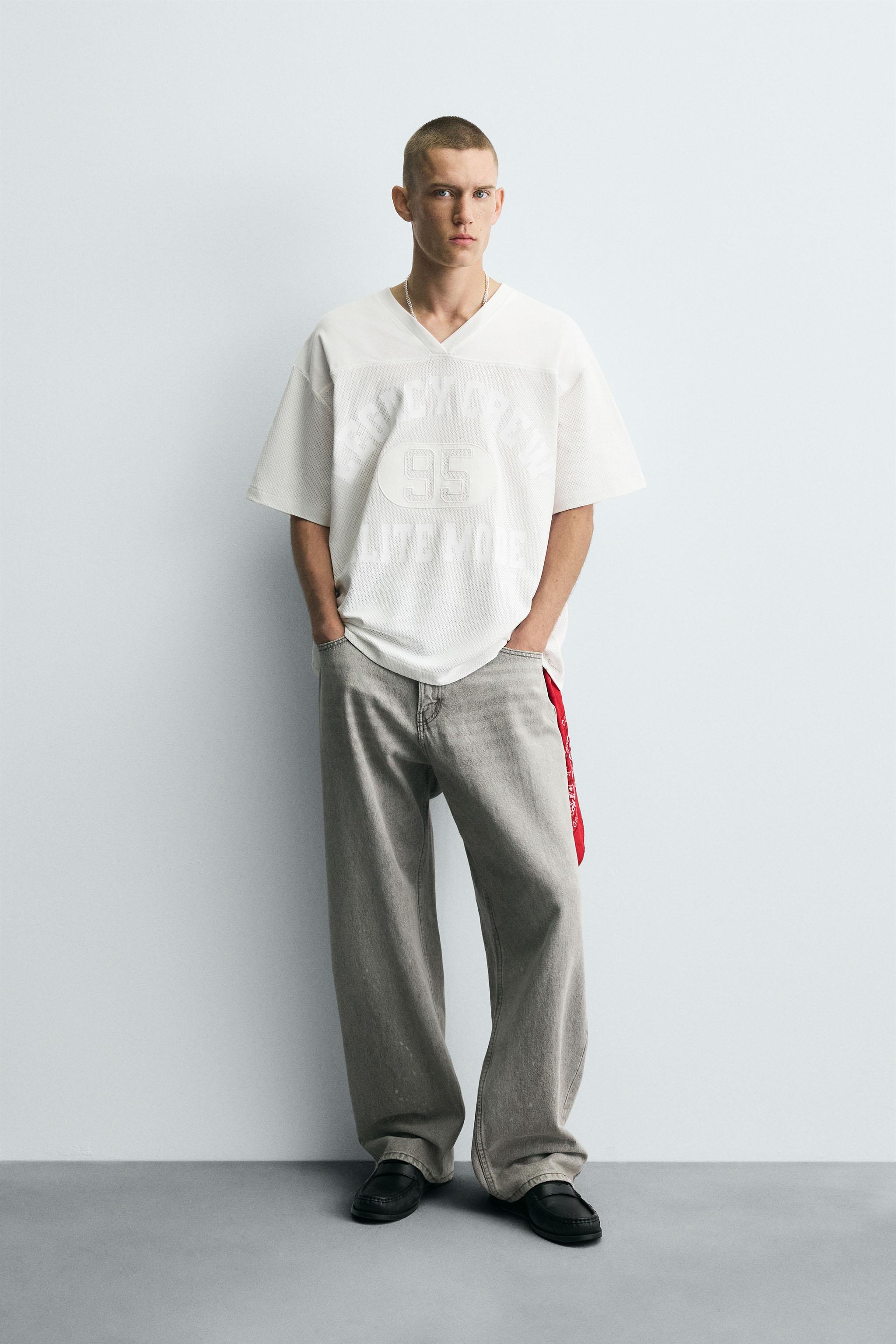 COMBINATION TEXT T-SHIRT