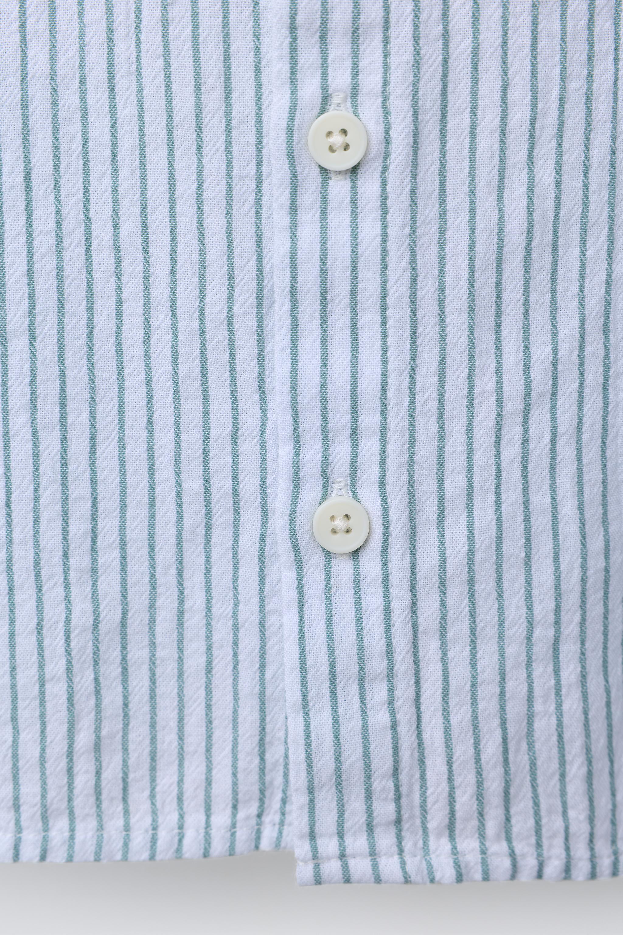 STRIPED TEXTURED SHIRT