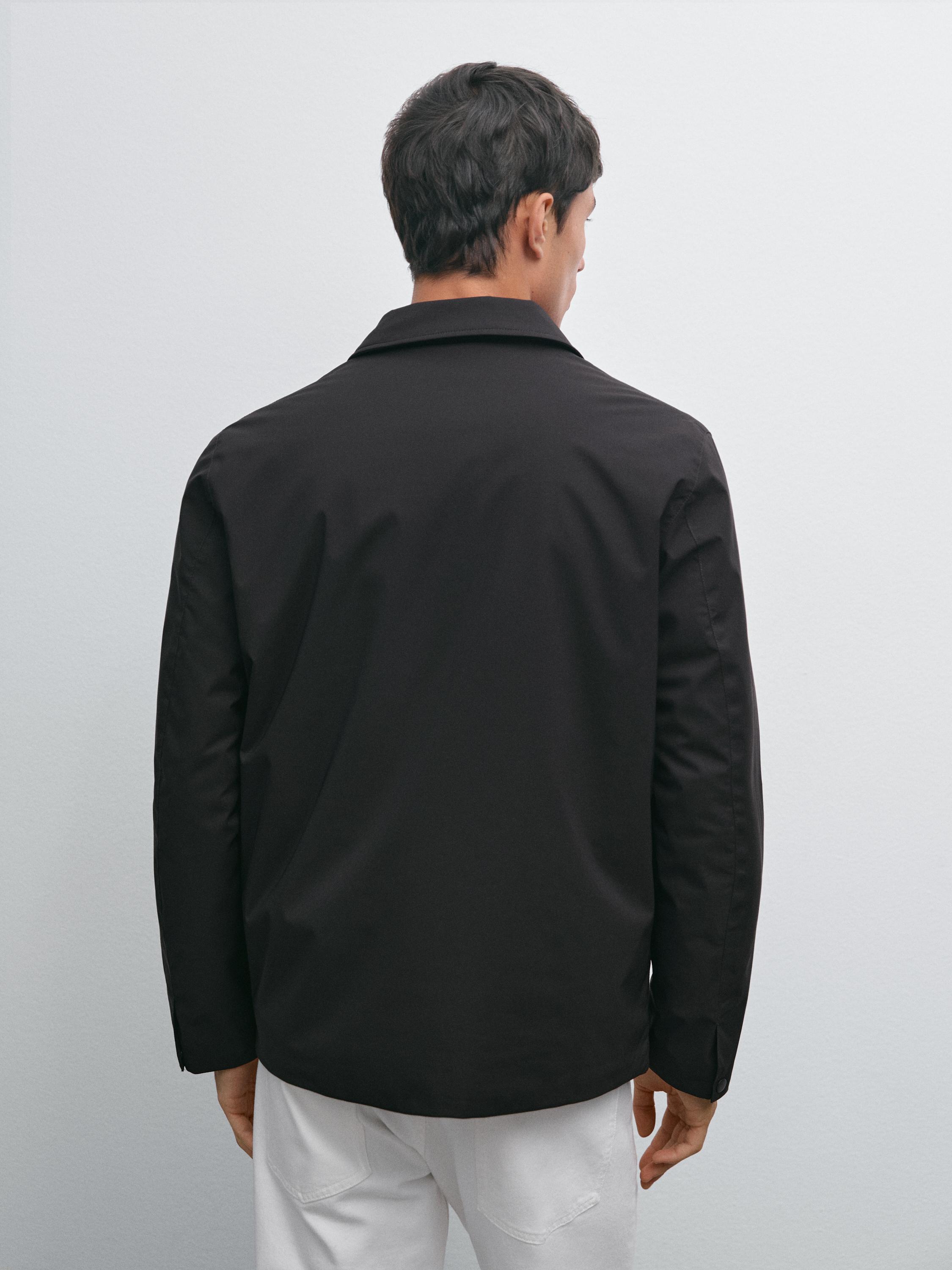 Water-repellent technical jacket