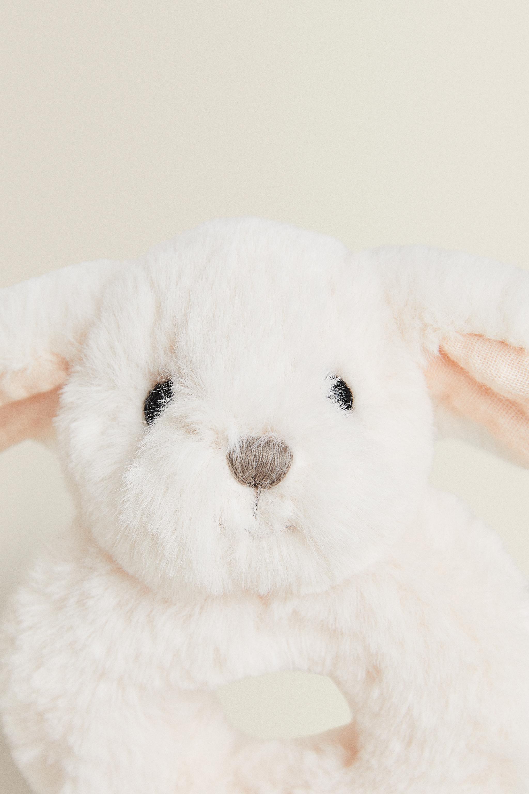 CHILDREN’S BUNNY PLUSH TOY RATTLE