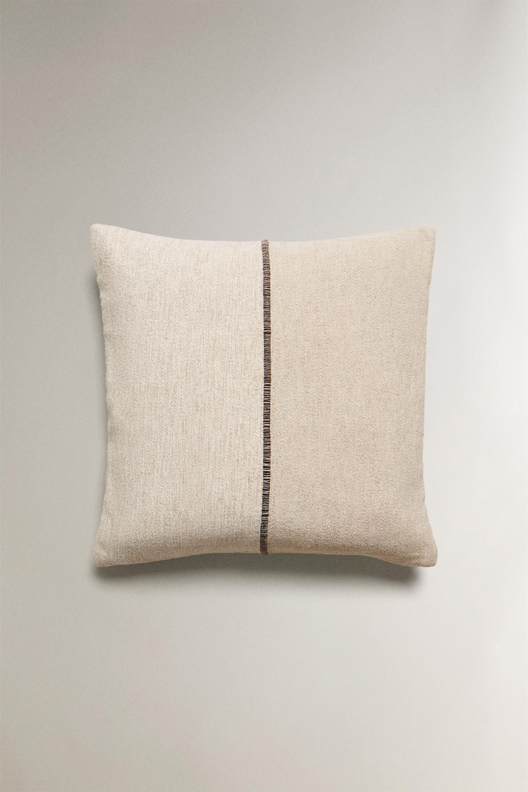 LINED THROW PILLOW COVER