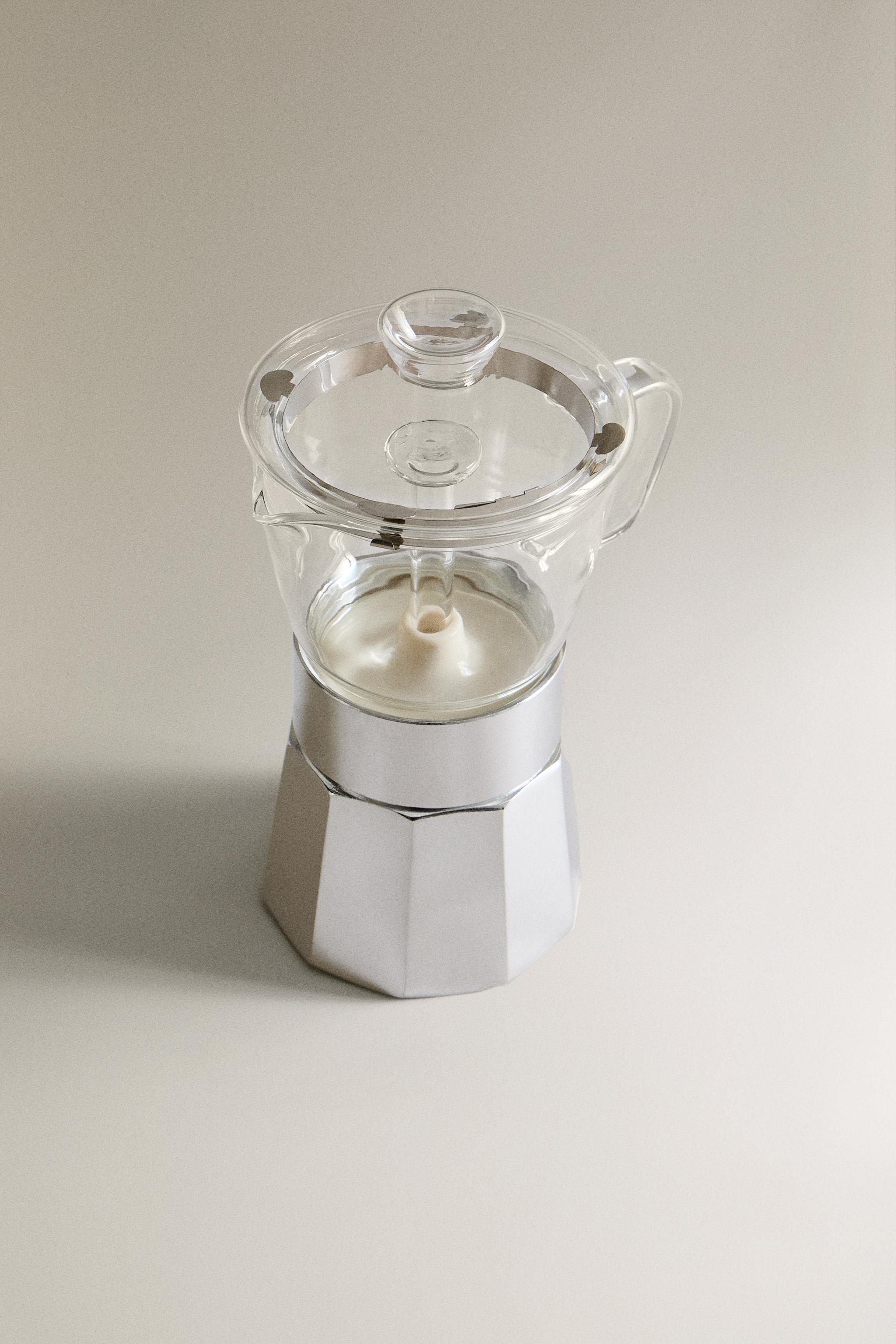 6-CUP BOROSILICATE GLASS ITALIAN COFFEE MAKER