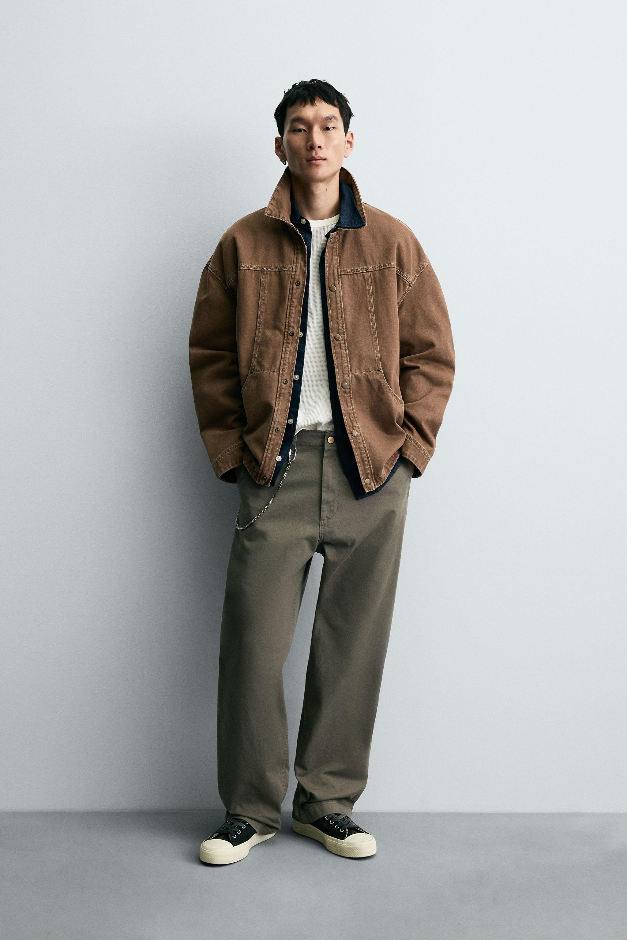 WASHED TEXTURED OVERSHIRT