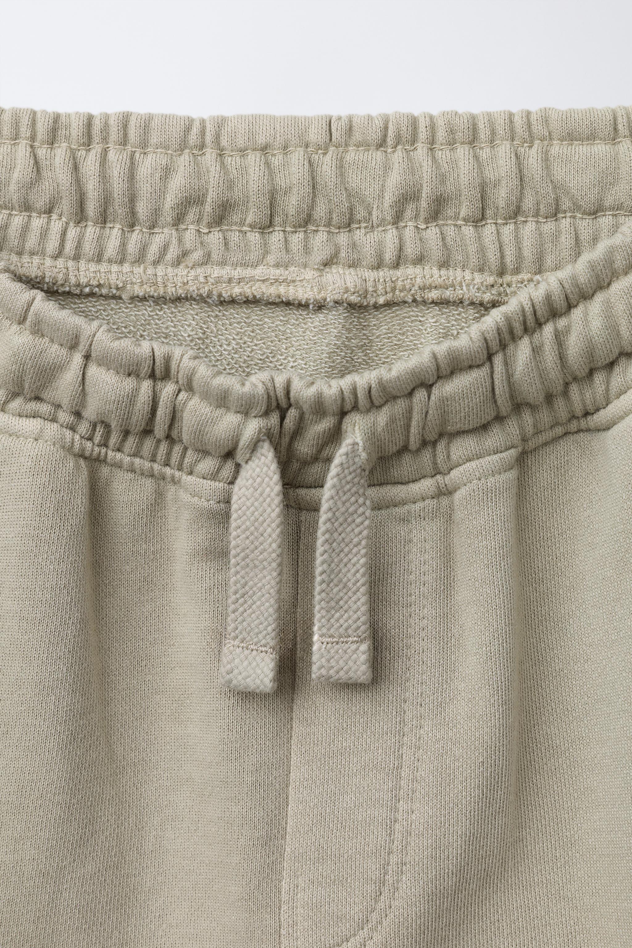 WASHED EFFECT CARGO SHORTS