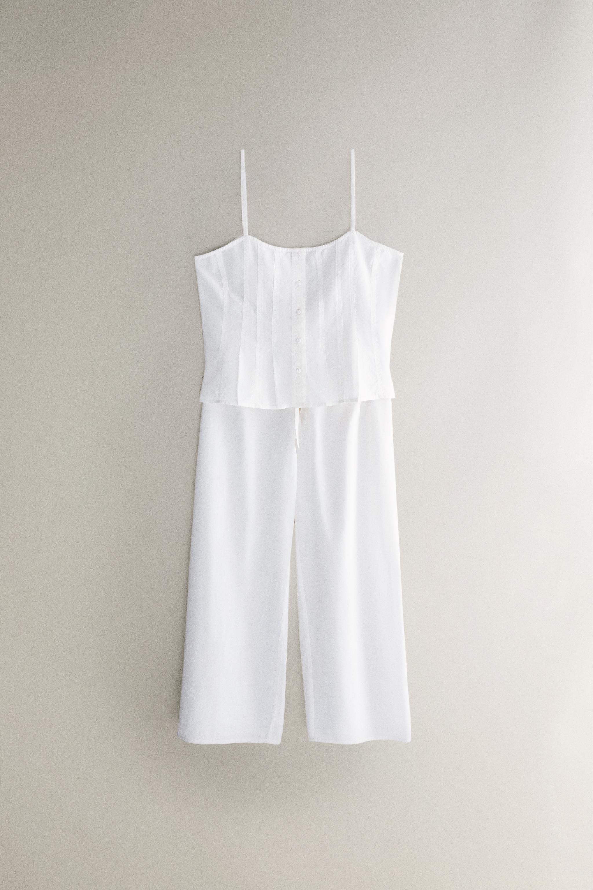 CROPPED PANTS WITH SEAMS