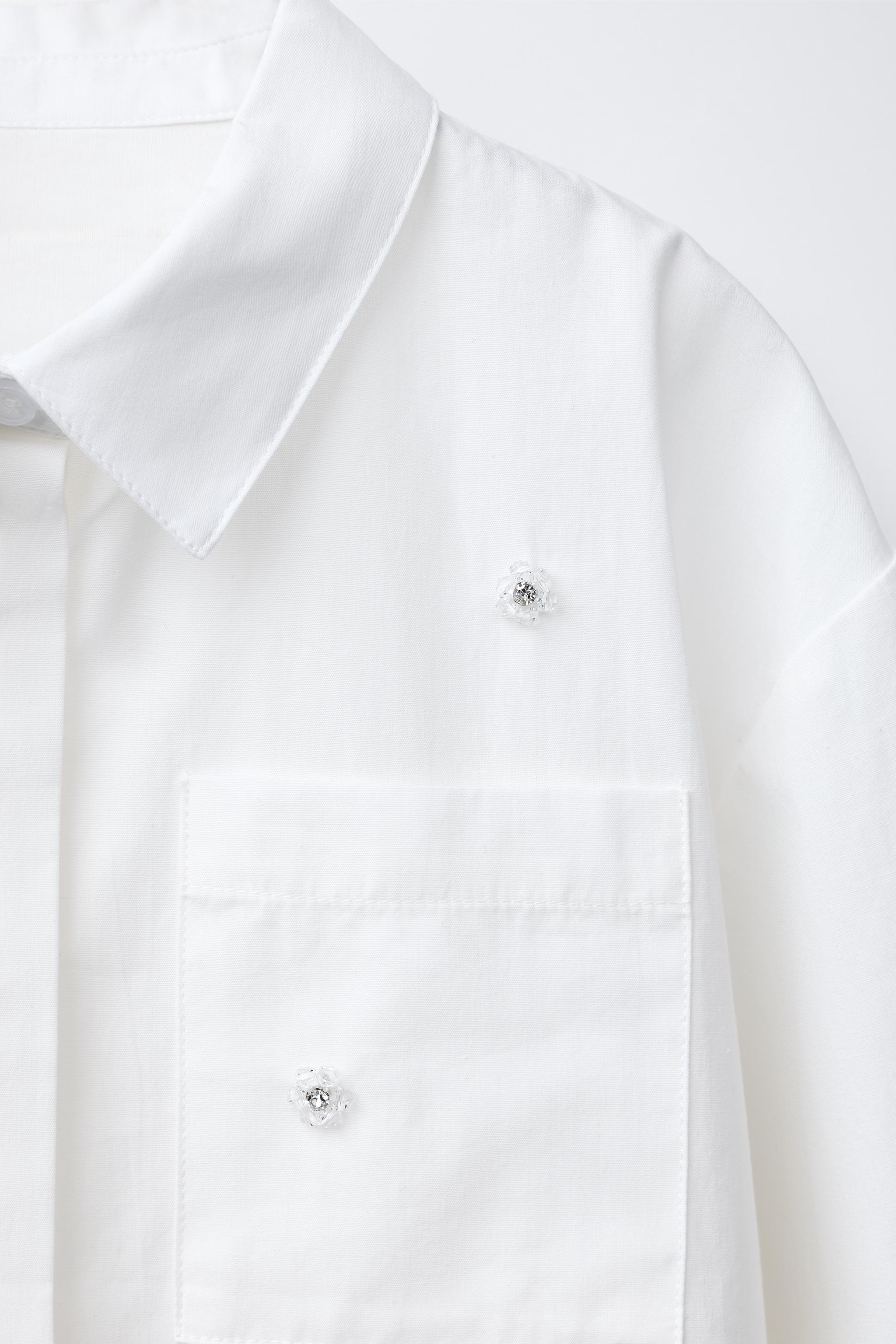 SPARKLY FLORAL SHIRT