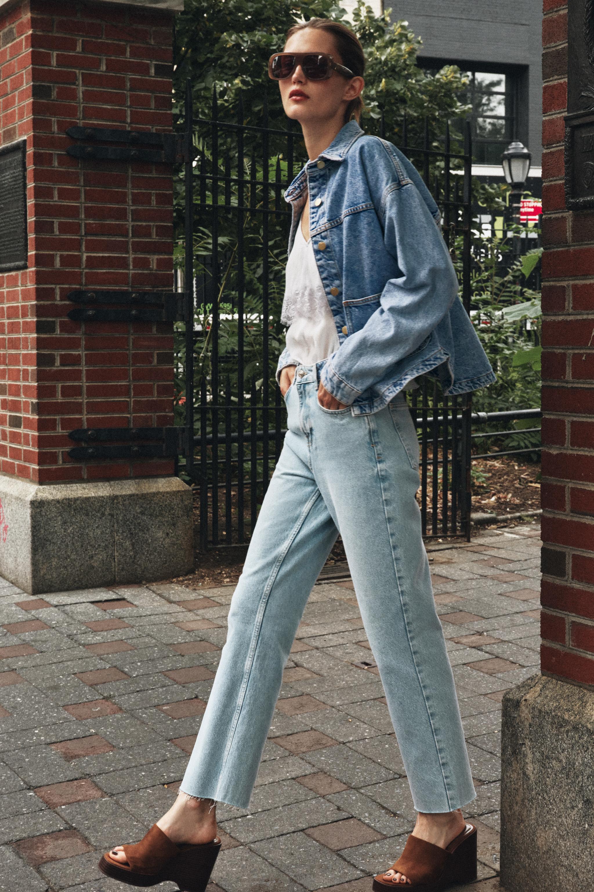 Z.02 HIGH WAIST STRAIGHT ANKLE JEANS