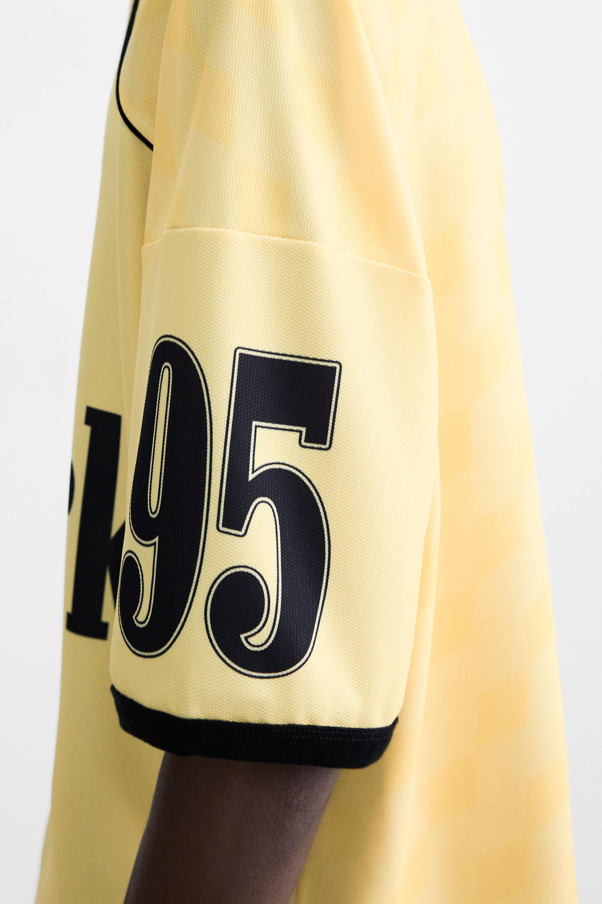 RETRO FOOTBALL PRINTED POLO SHIRT