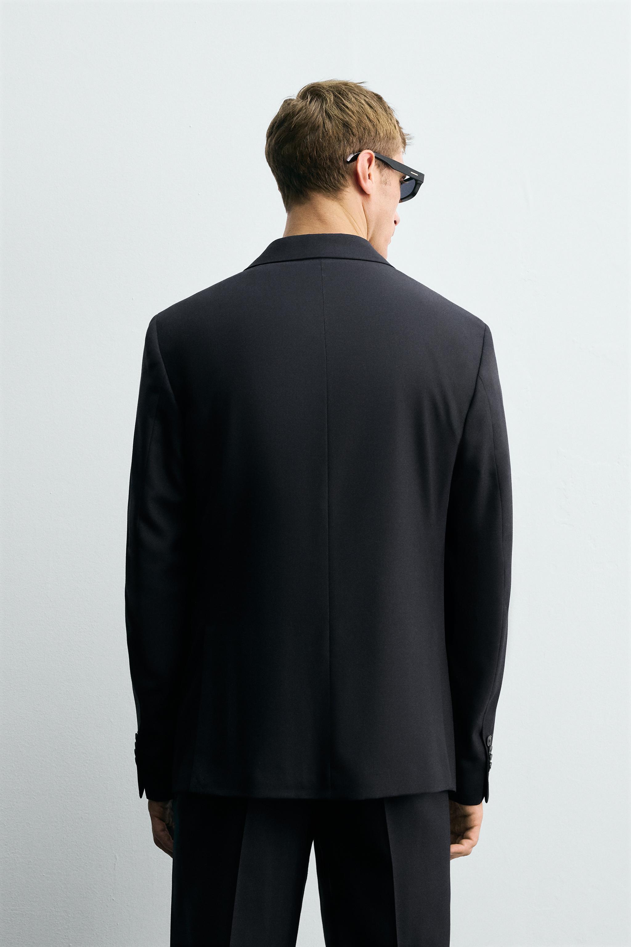 HERRINGBONE SUIT BLAZER