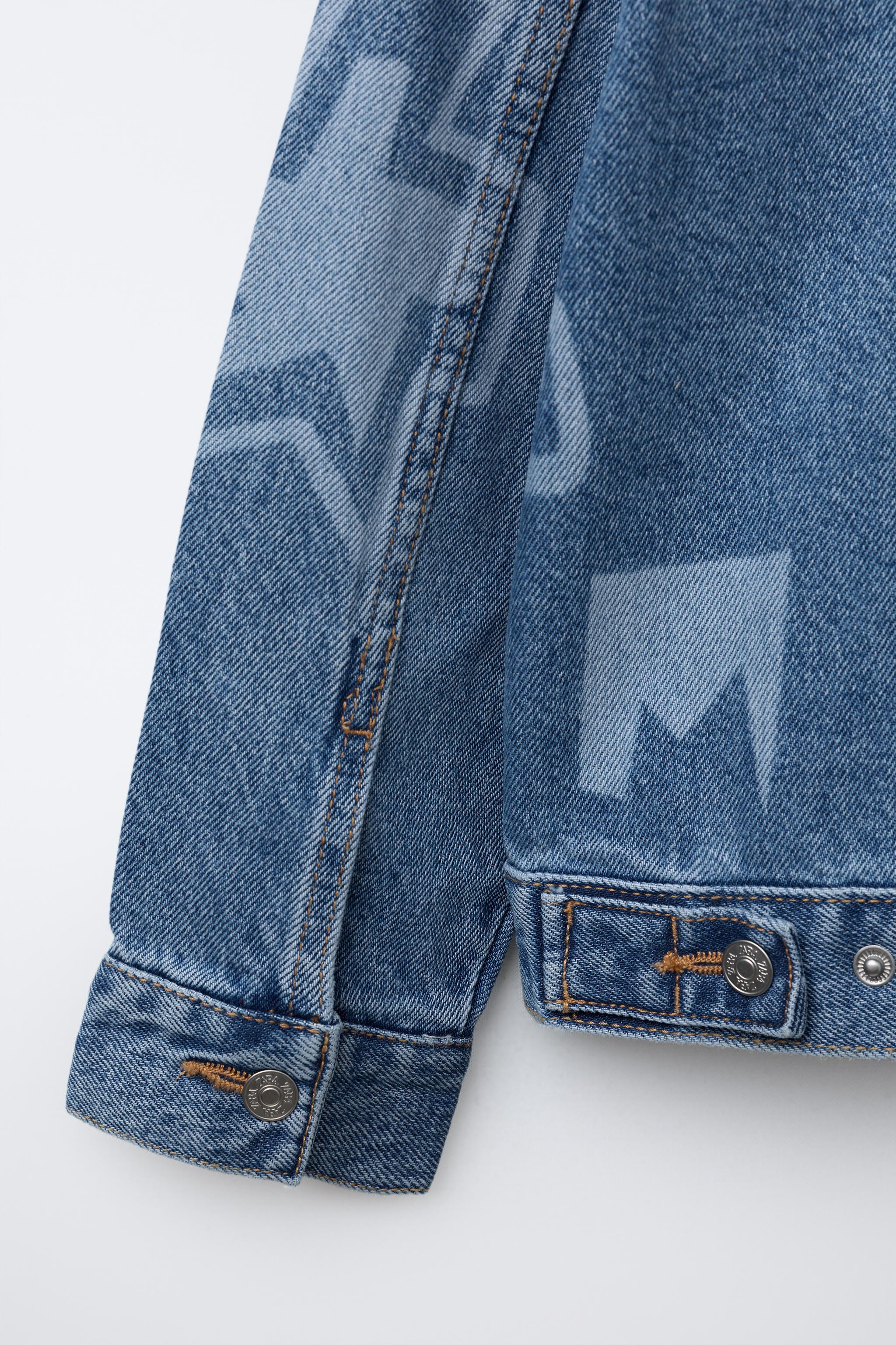 PRINTED DENIM JACKET