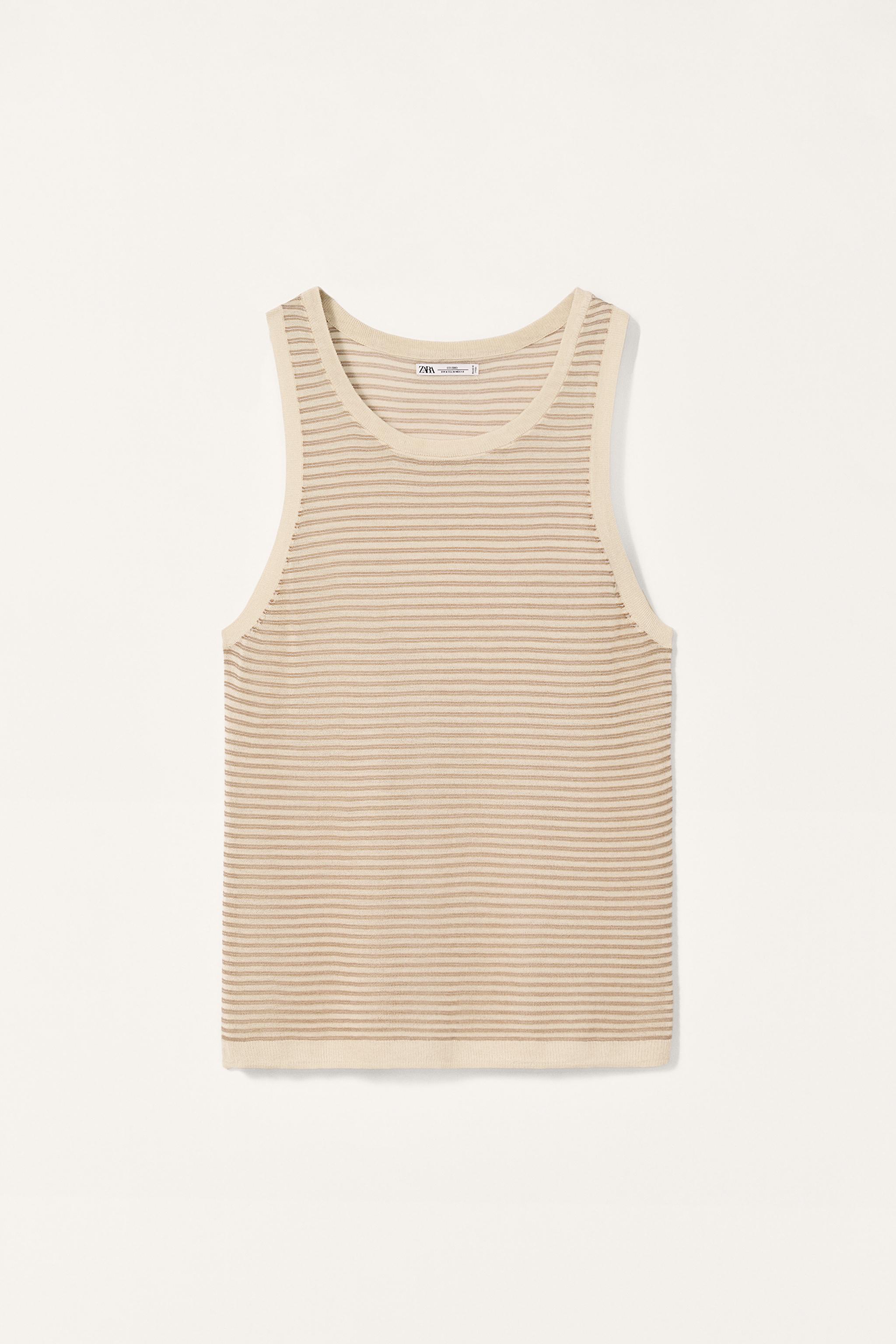 LIMITED EDITION STRIPED KNIT TANK TOP