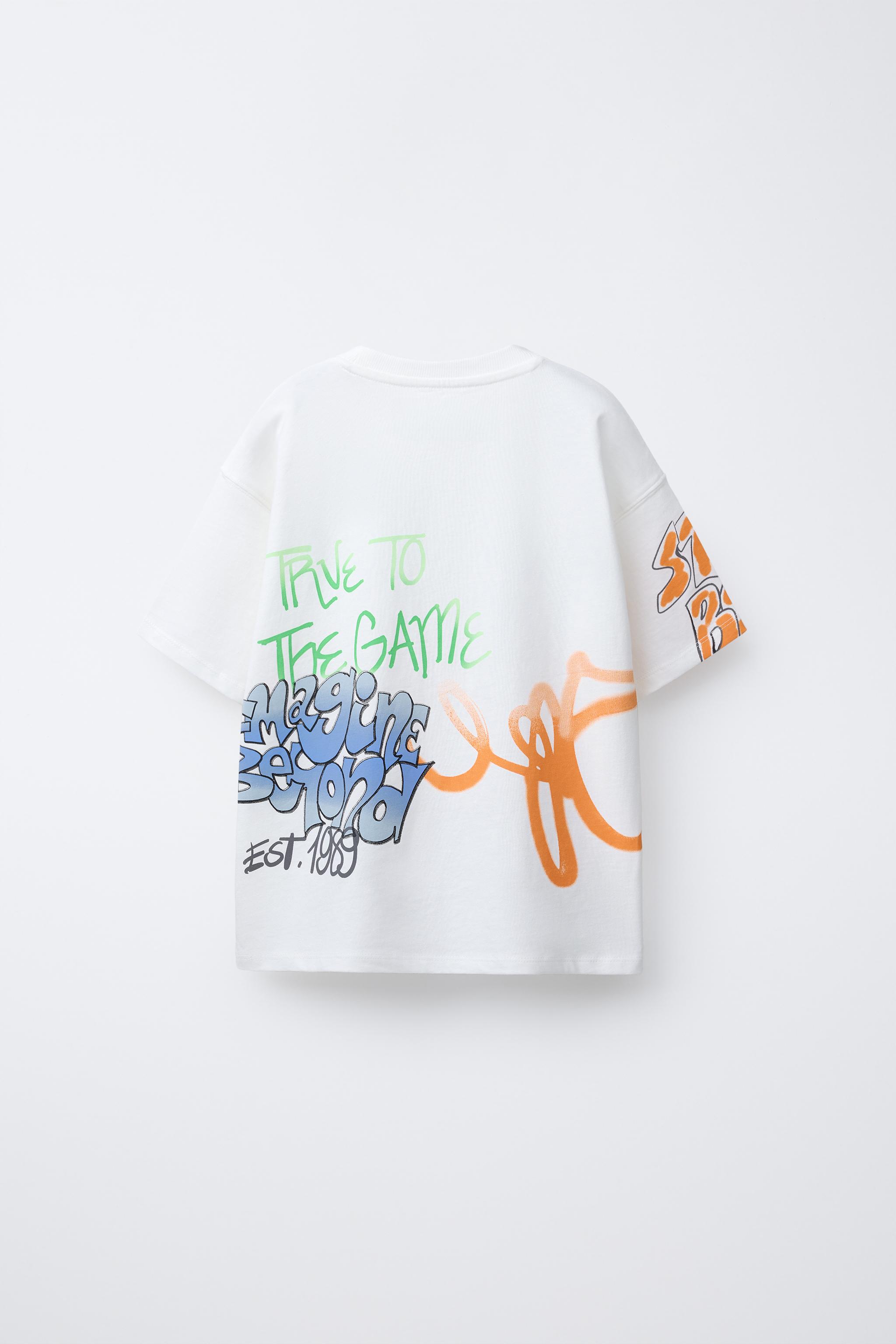 GRAFFITI PRINT T-SHIRT