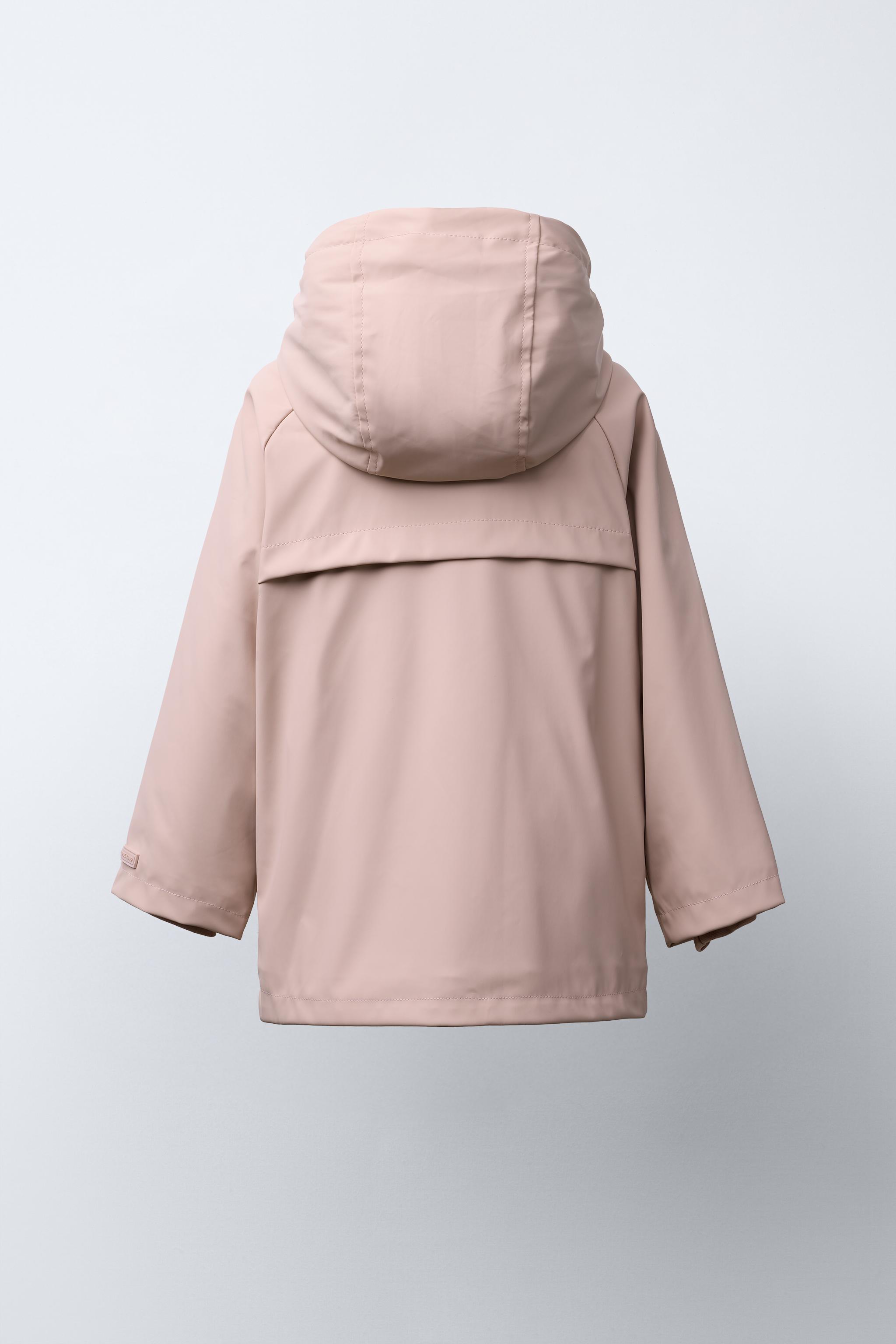 WATER REPELLENT COATED FUR EFFECT JACKET