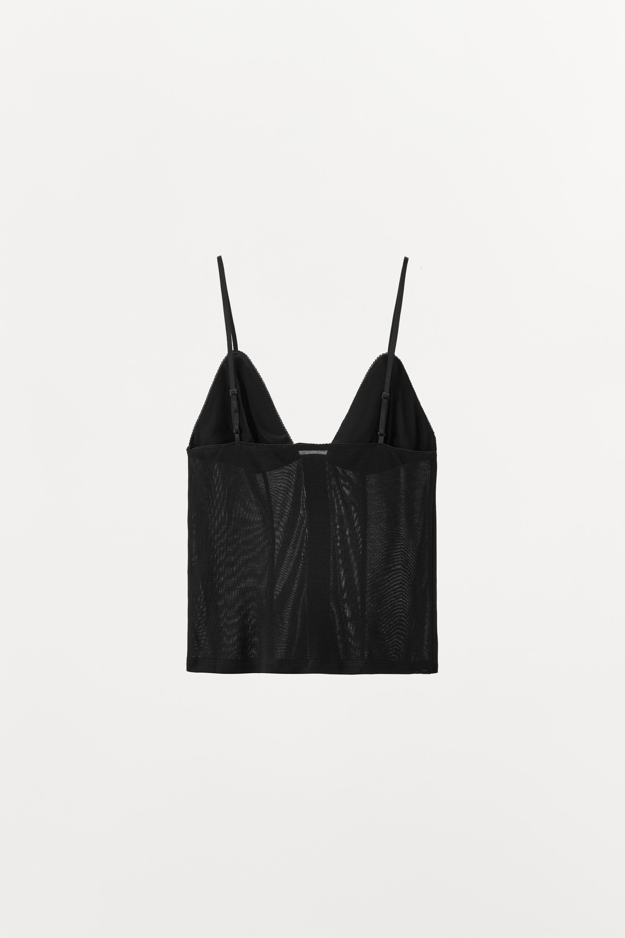 RUFFLED COMBINATION TOP