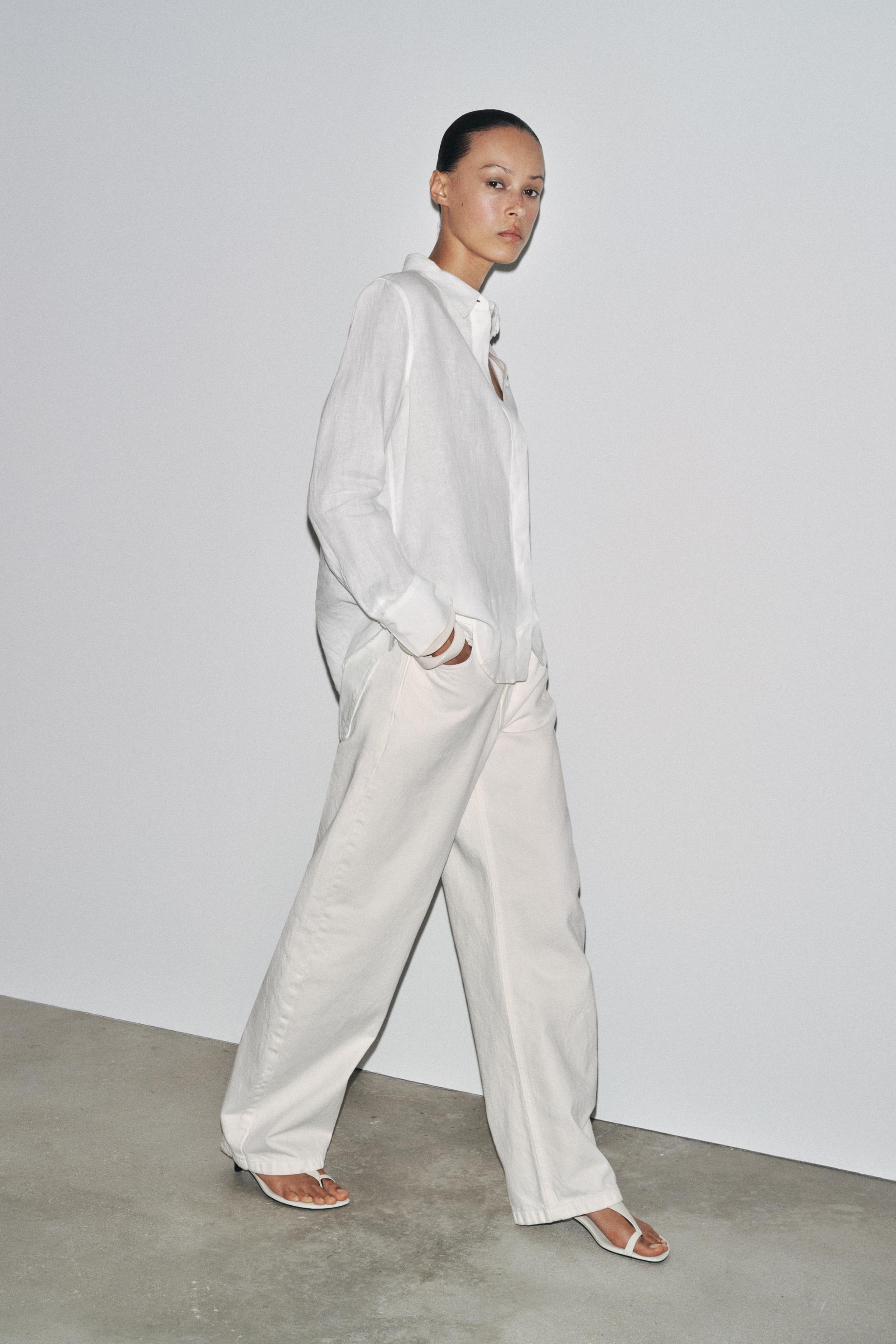 100% LINEN SHIRT ZW COLLECTION