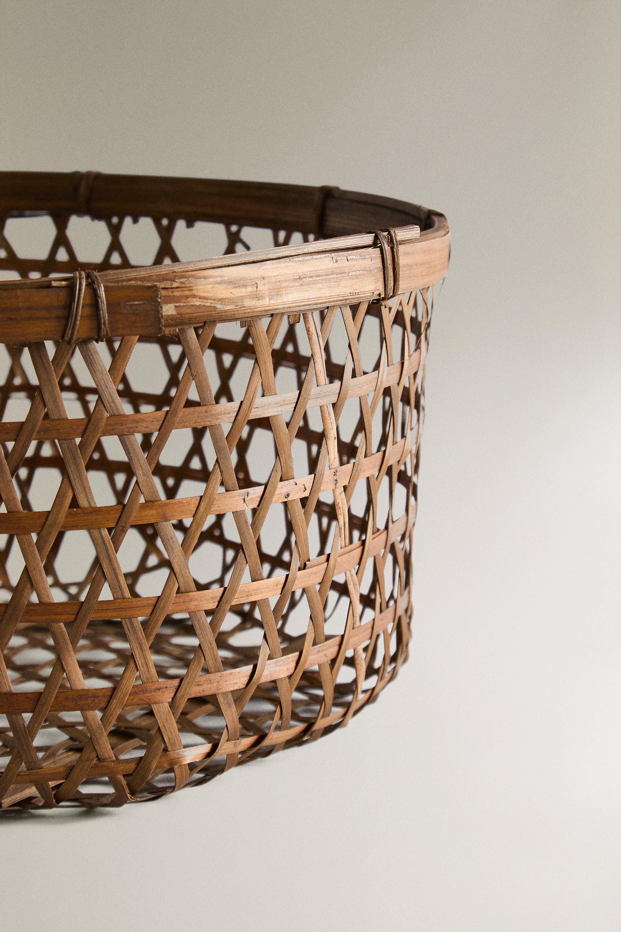 BAMBOO BASKET WITH LID