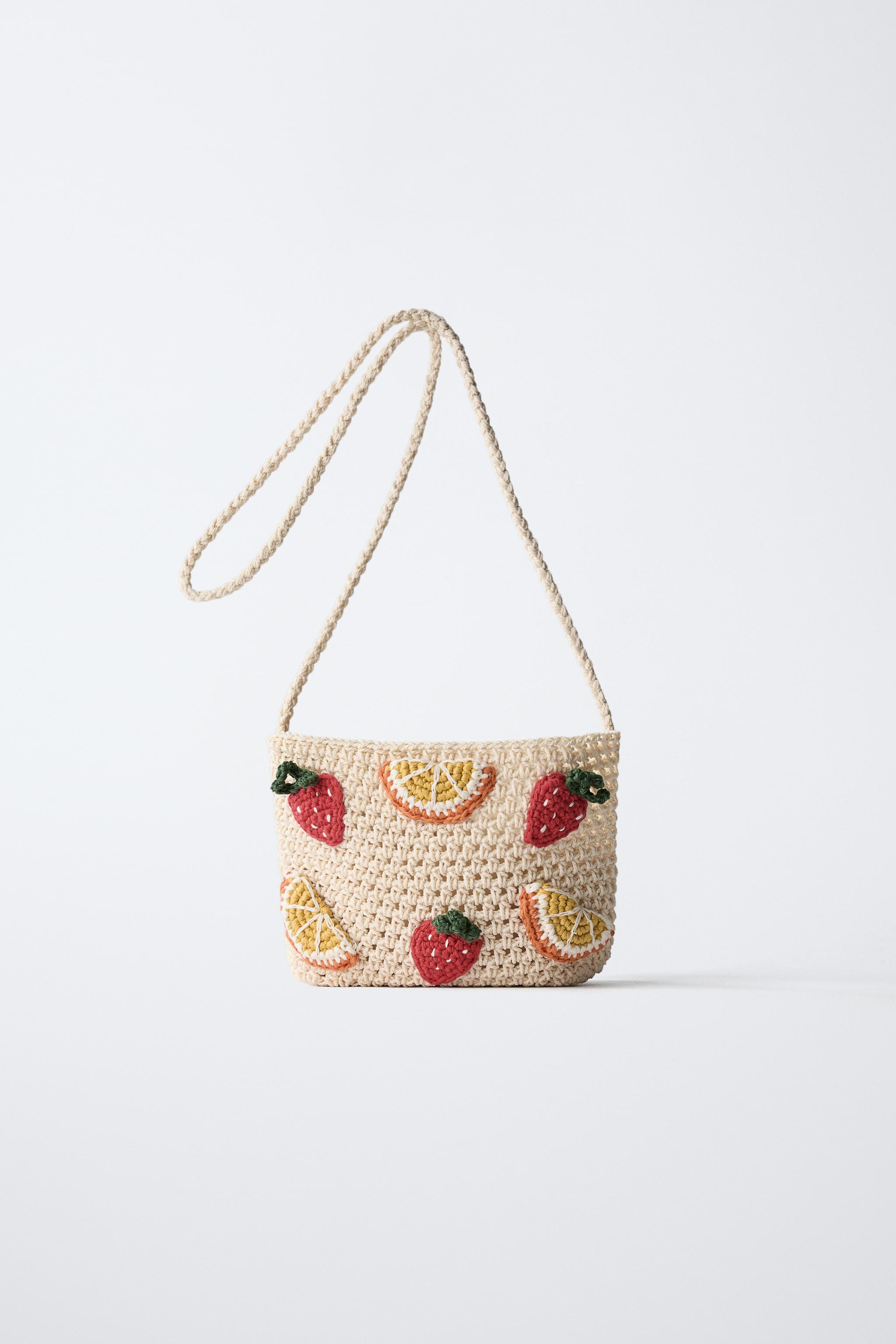 CROCHET FRUIT CROSSBODY BAG