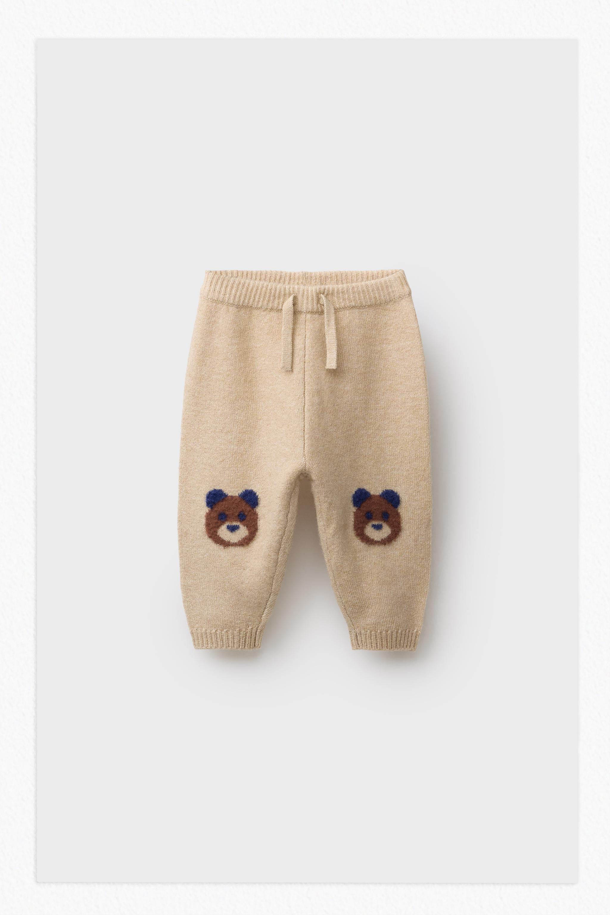 TEDDY BEAR KNIT JOGGING PANTS