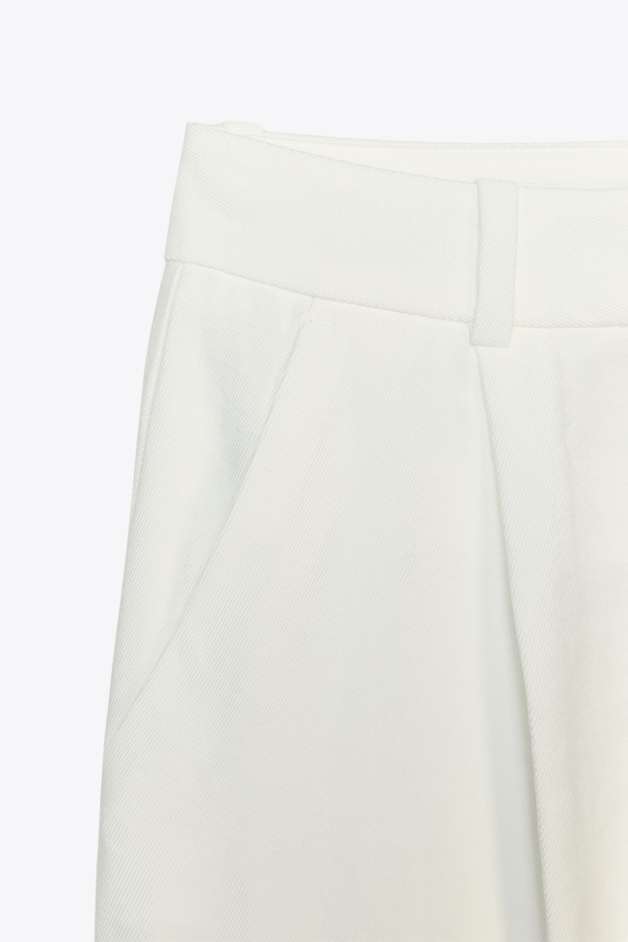 PLEATED WIDE LEG PANTS