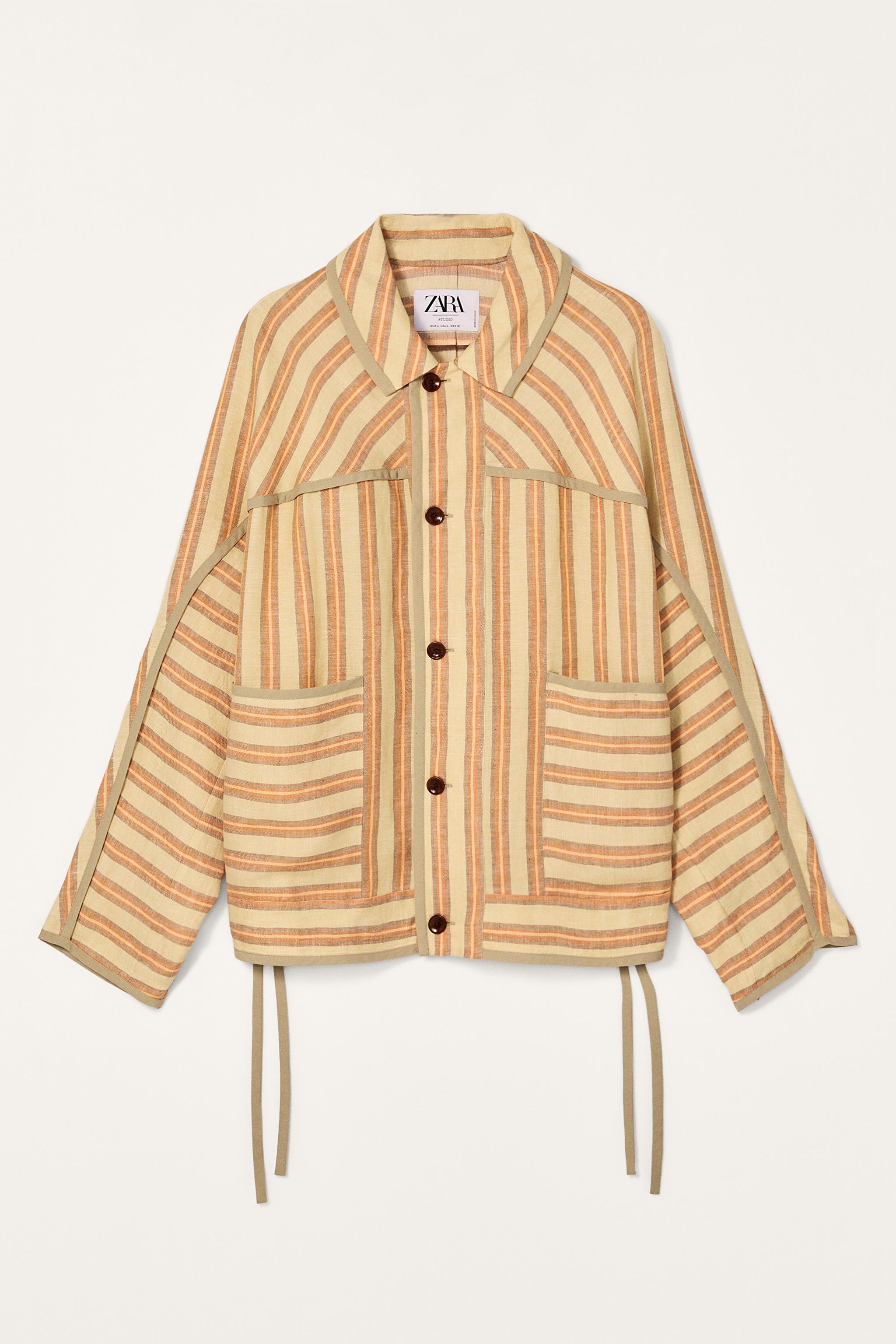 LIMITED EDITION STRIPED LINEN JACKET