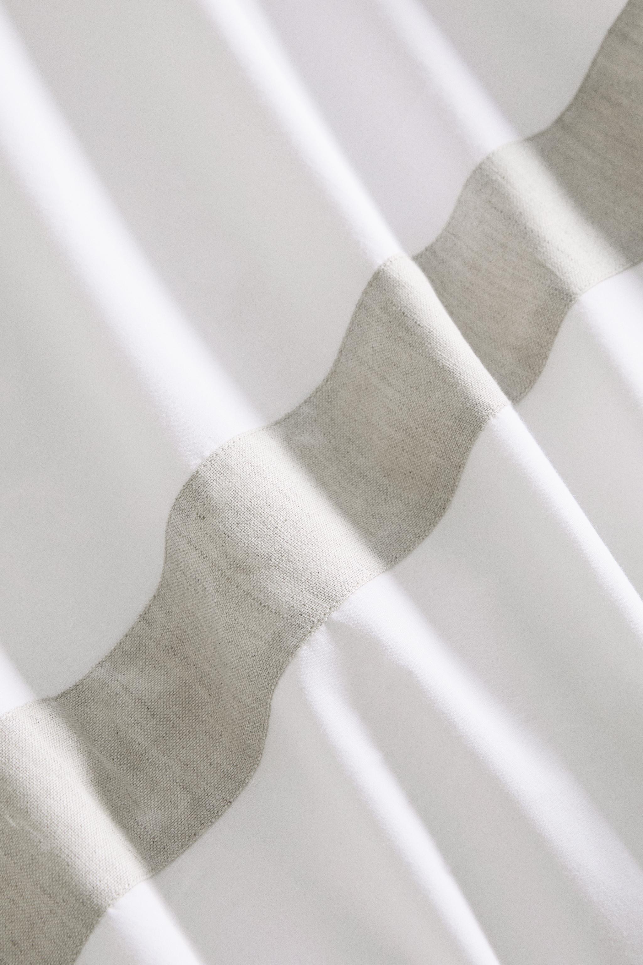 COTTON DUVET COVER WITH BORDER