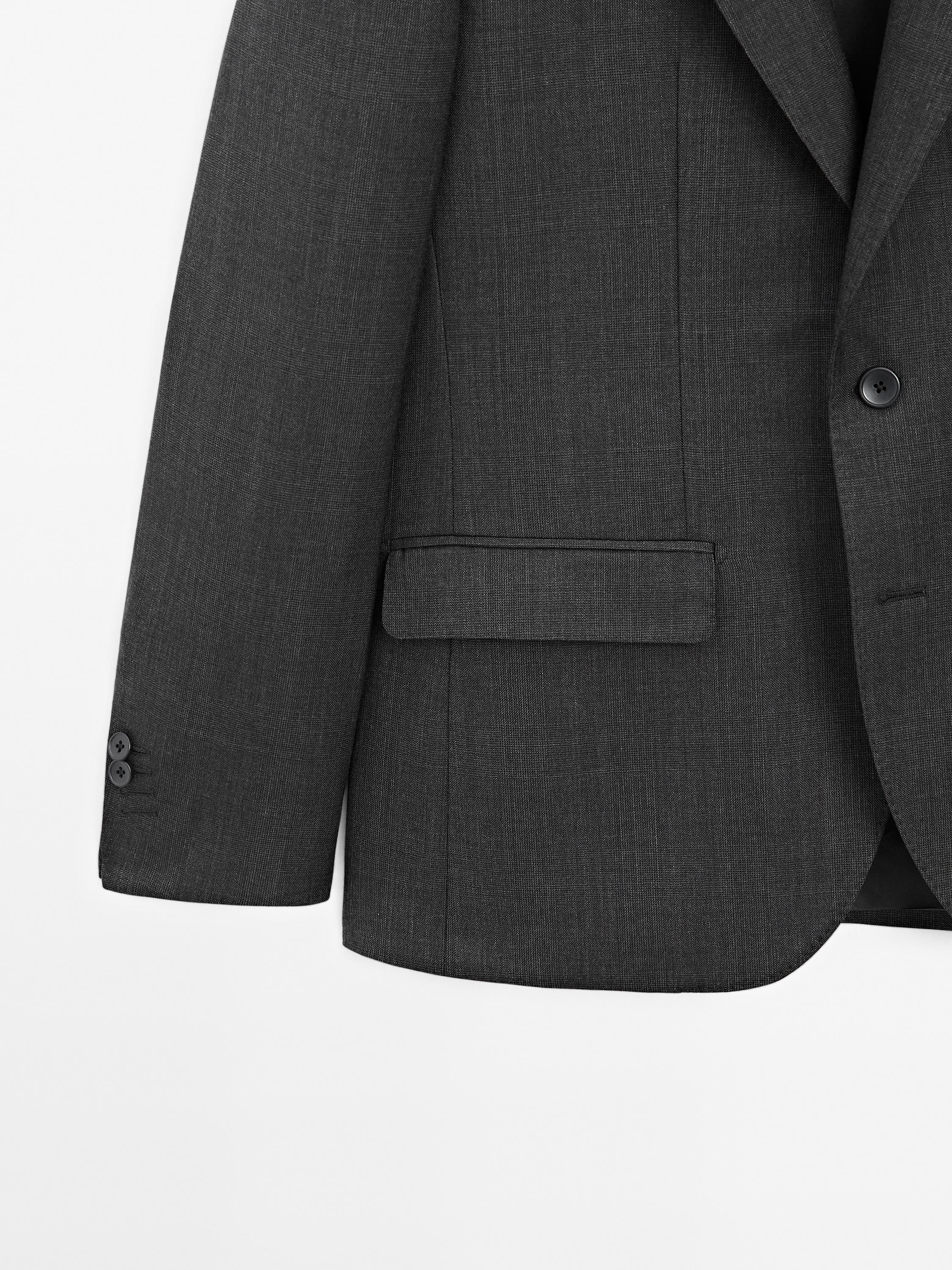 100% wool suit blazer