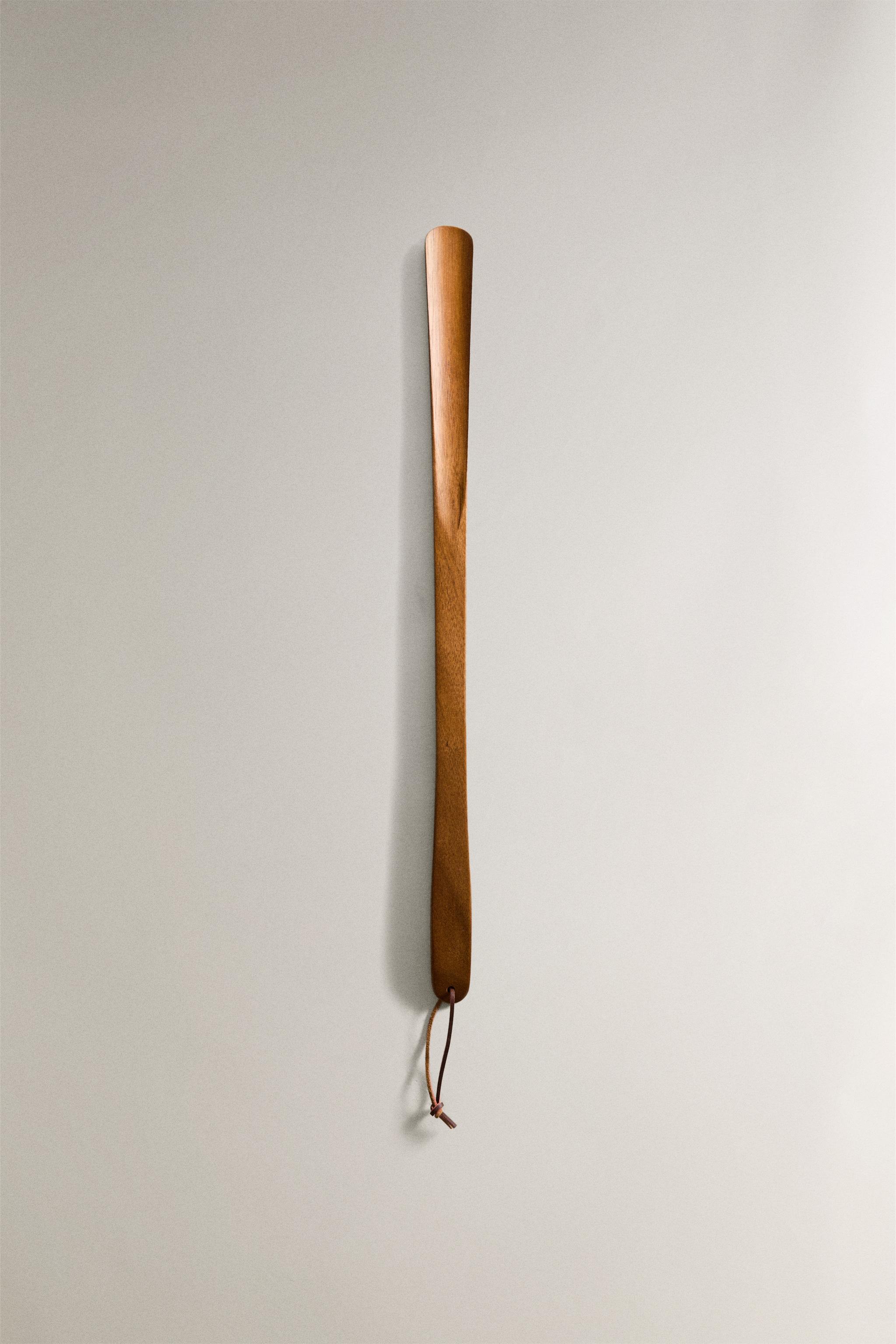EXTRA LONG ACACIA WOOD SHOEHORN