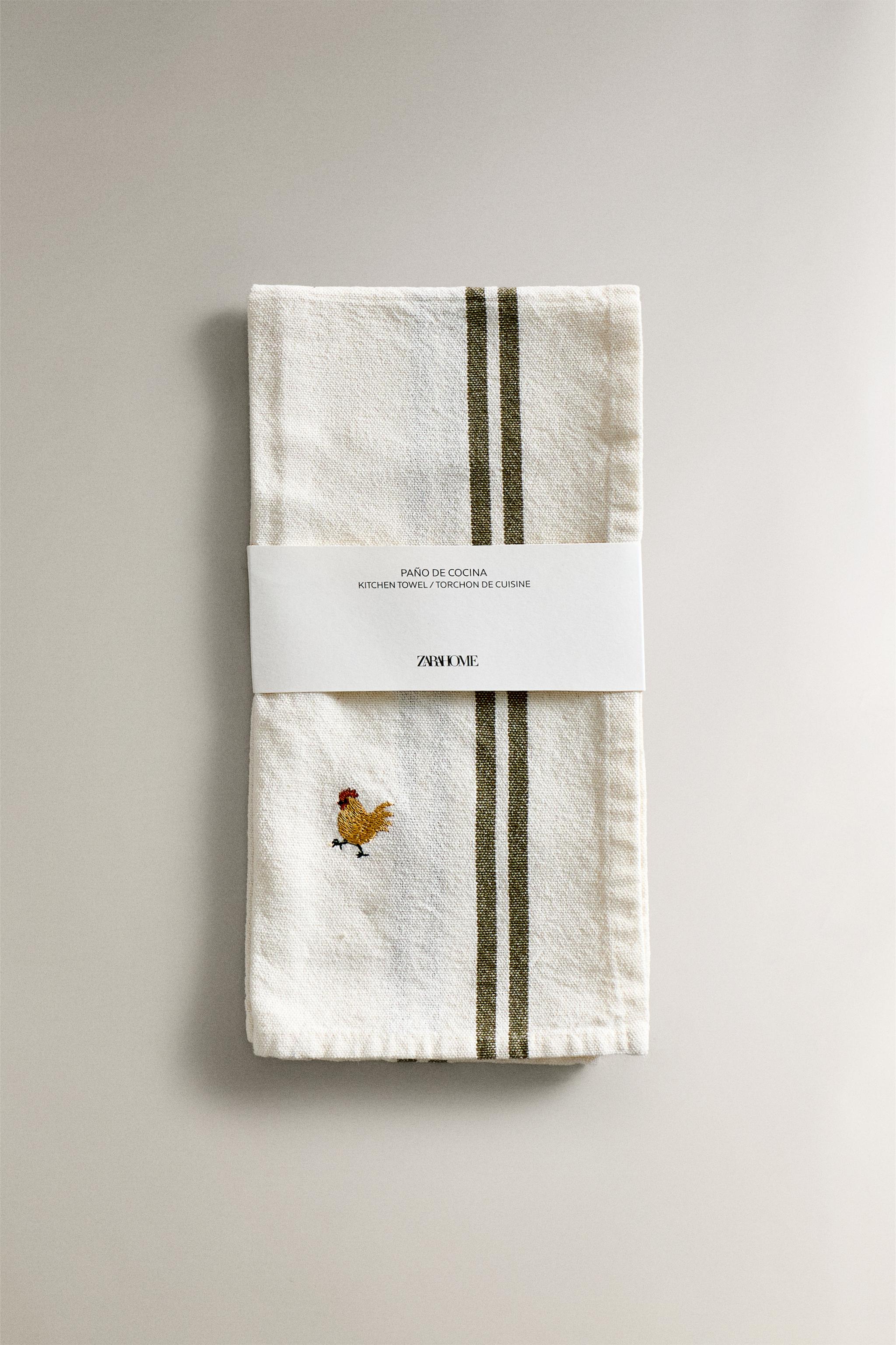 EMBROIDERED KITCHEN TOWEL