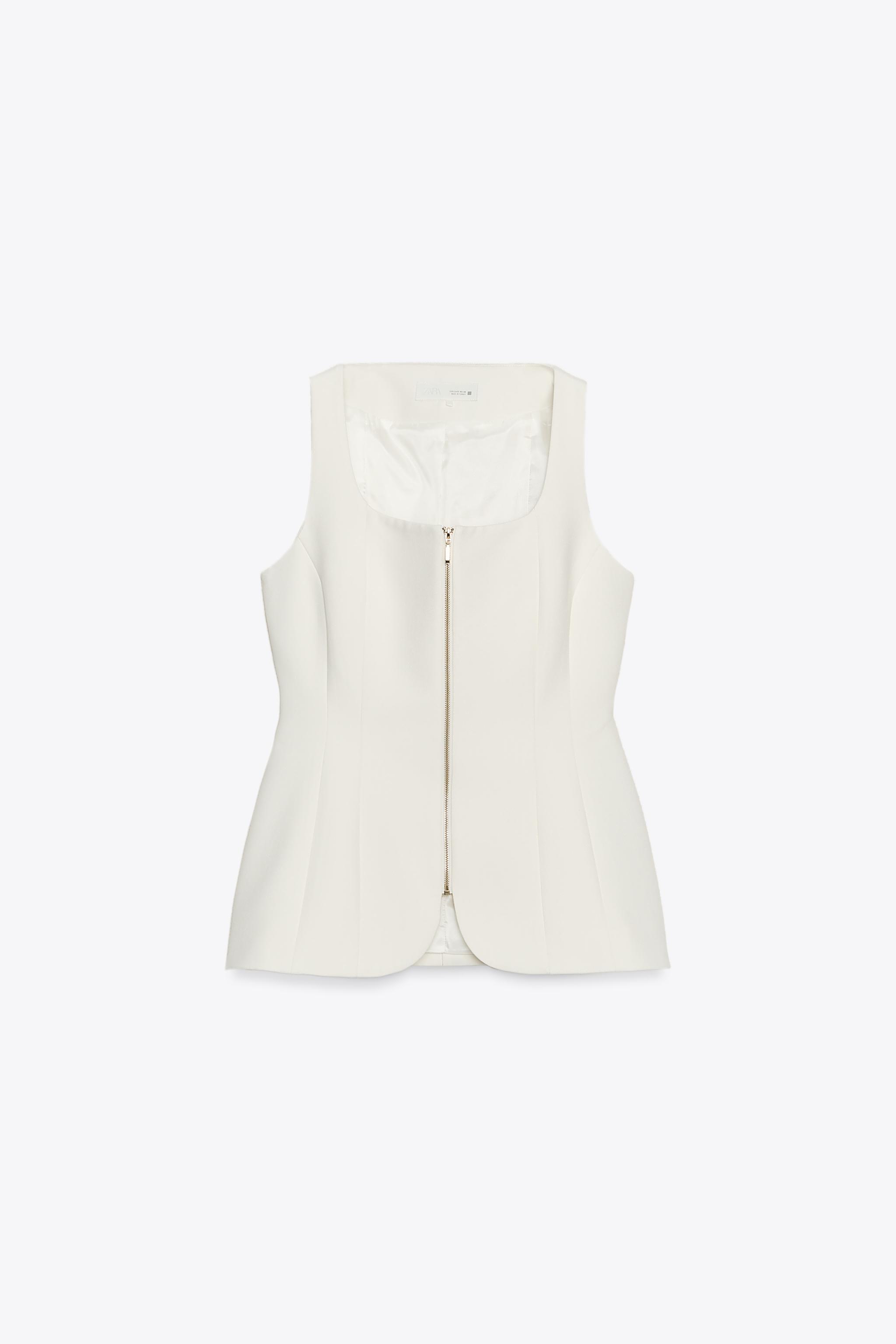 ZIP-UP BUSTIER VEST