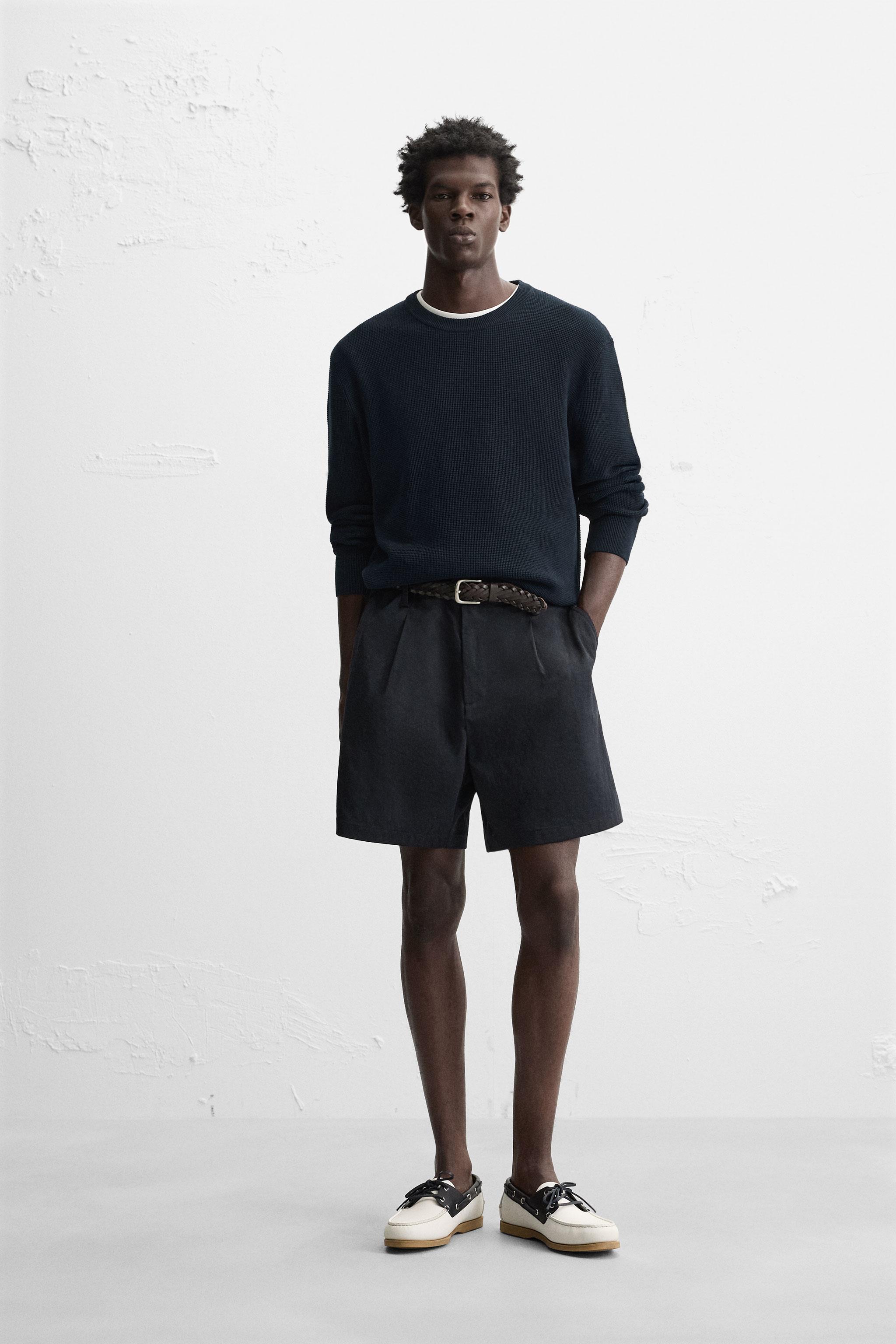 REGULAR FIT TEXTURED SWEATER