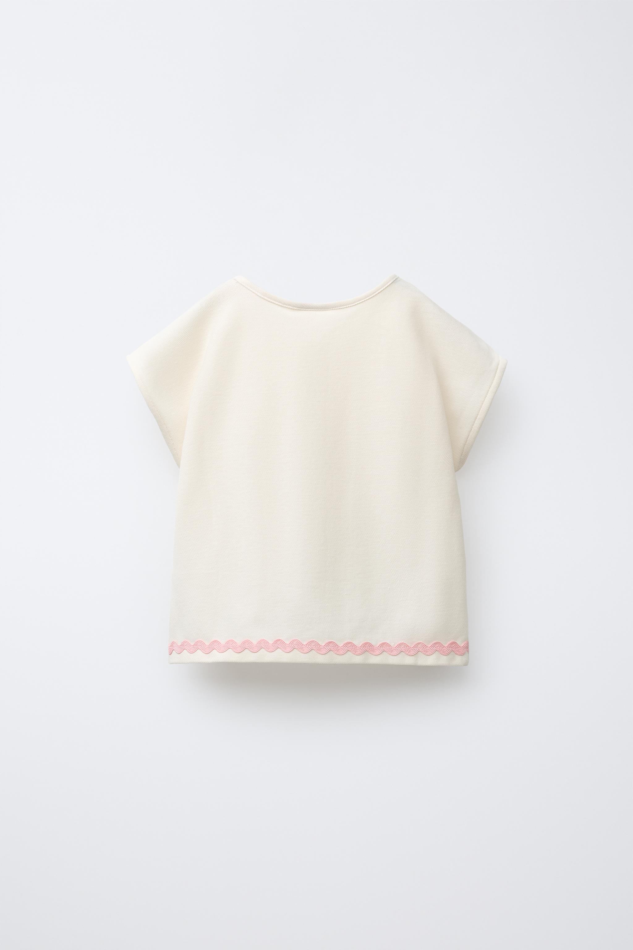 WAVY TRIM PIQUÉ T-SHIRT