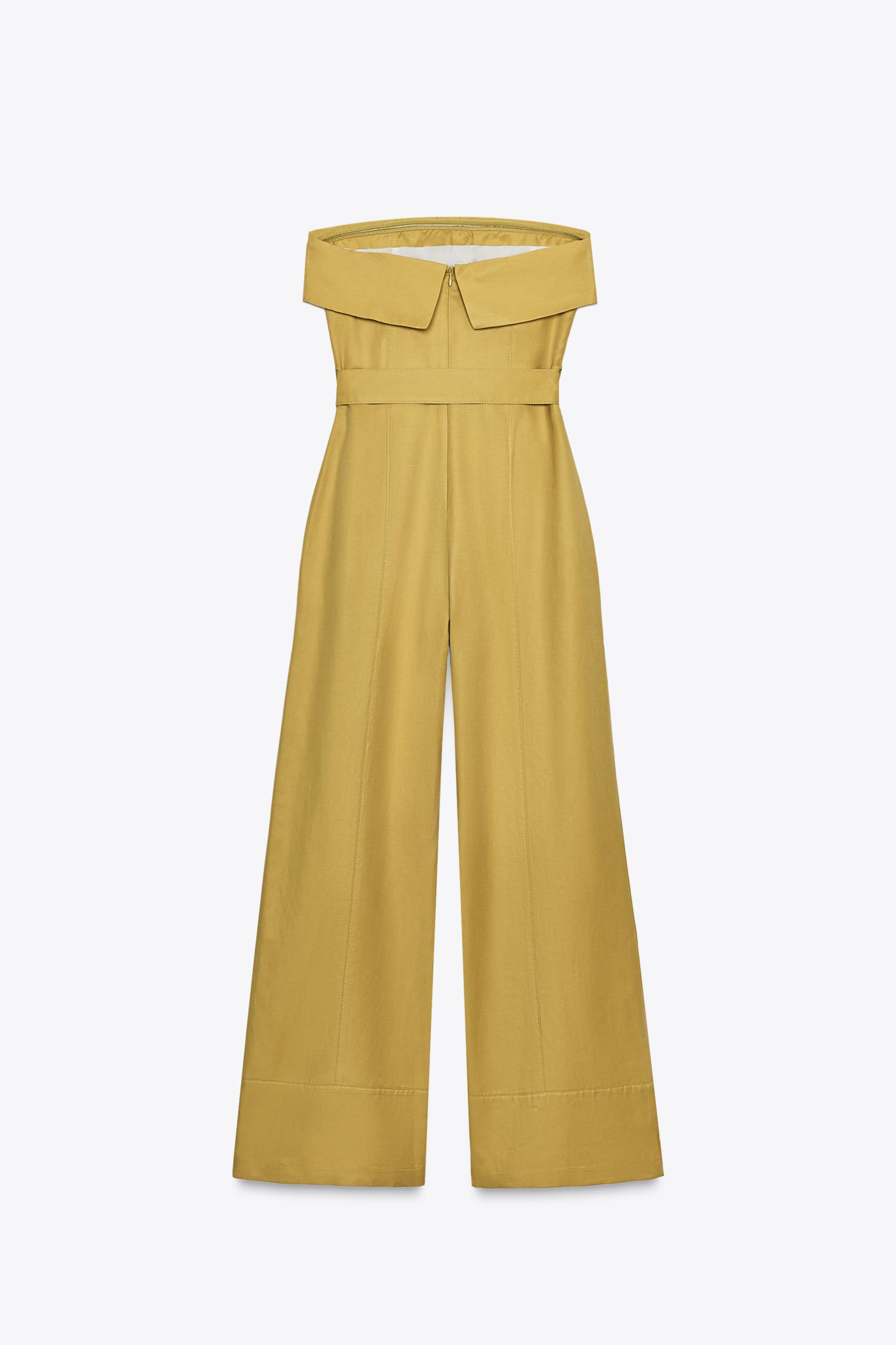 STRAPLESS LONG JUMPSUIT