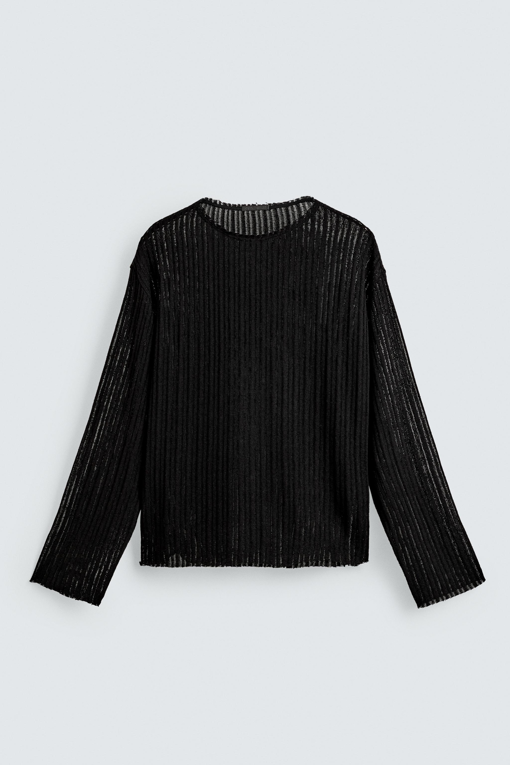 PULLOVER OPENWORK KNIT SWEATER