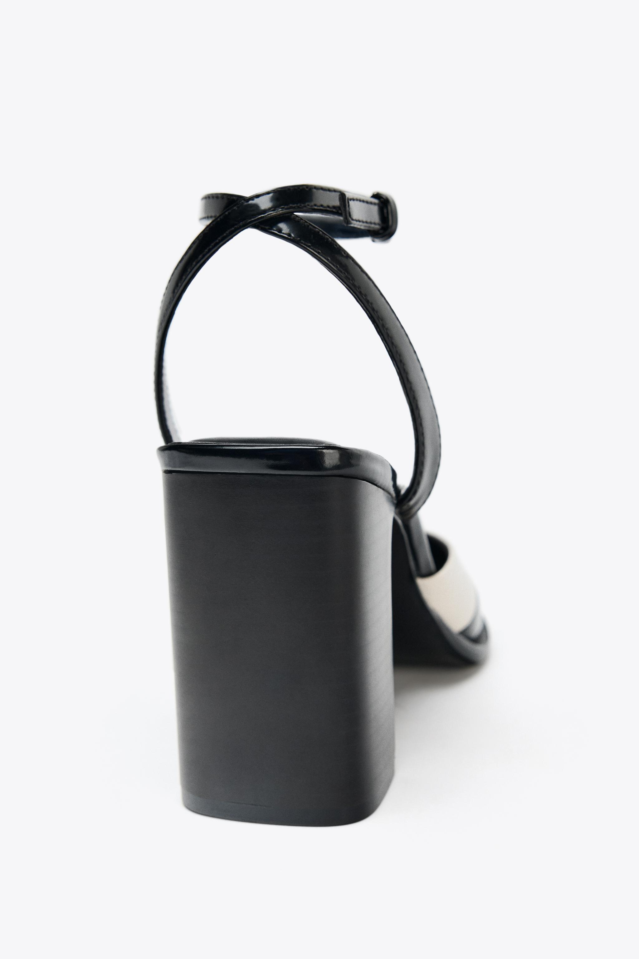 ANKLE STRAP HEELED SHOES