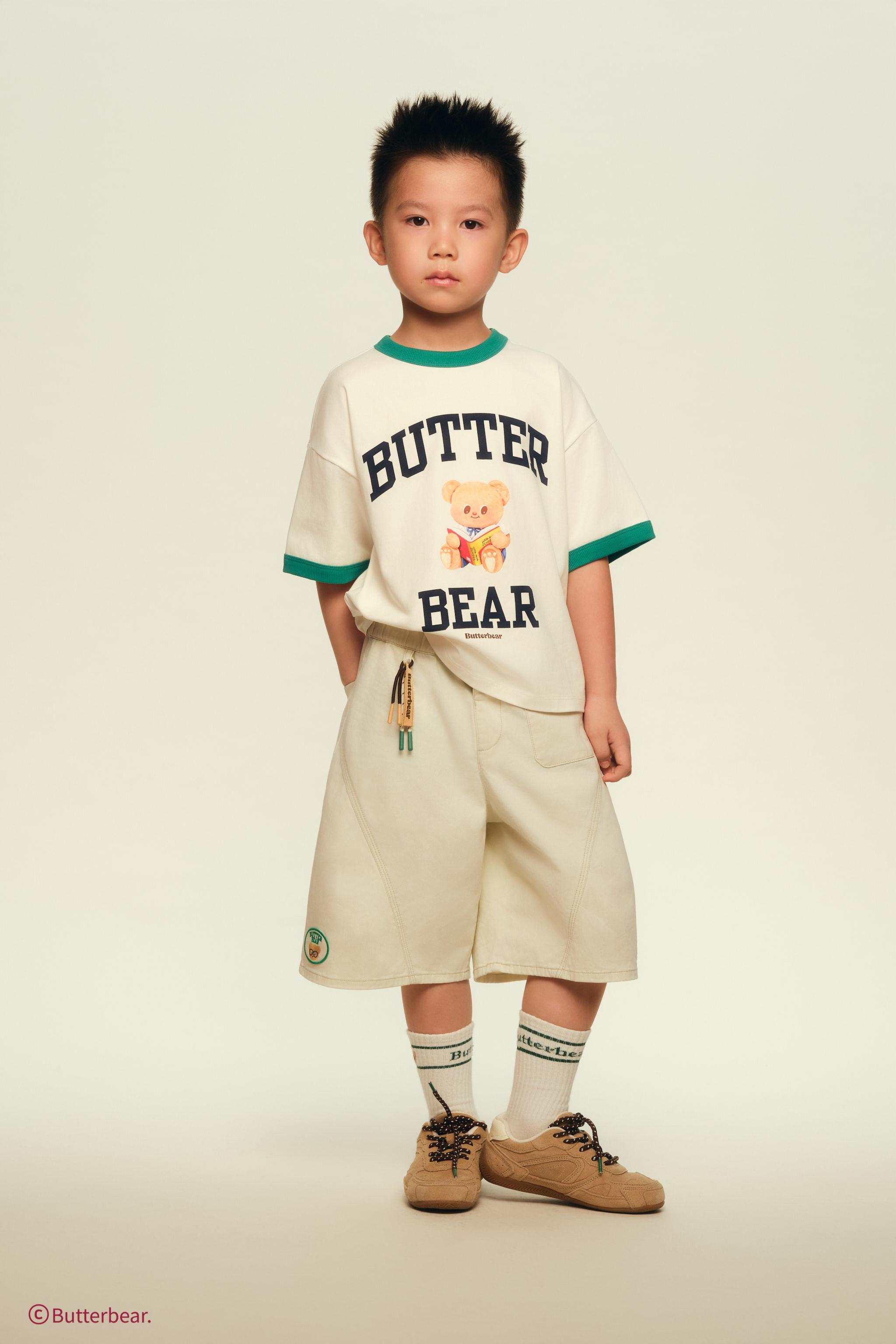 BUTTERBEAR © TRIM DETAIL T-SHIRT