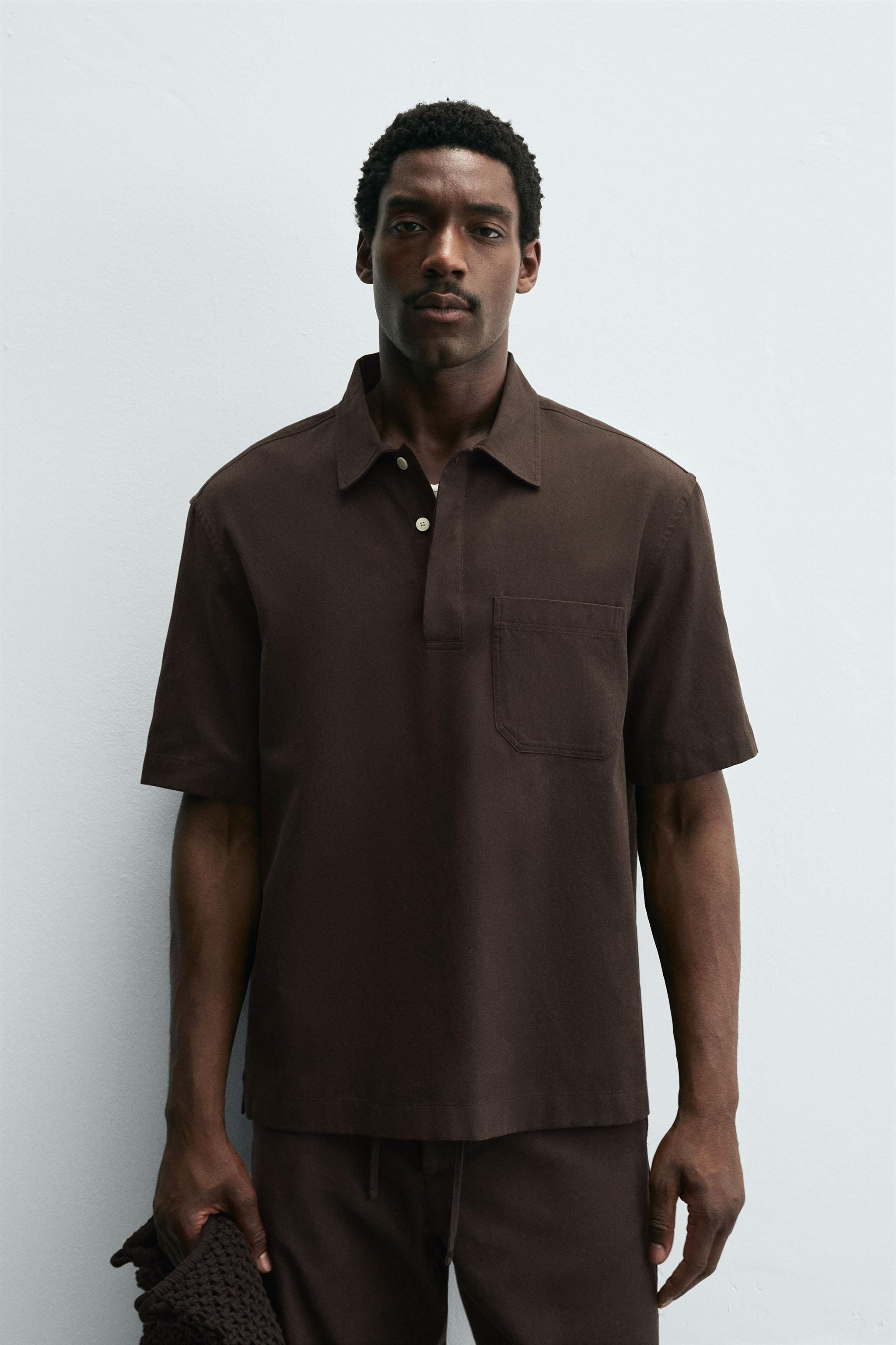 LYOCELL - COTTON POLO SHIRT